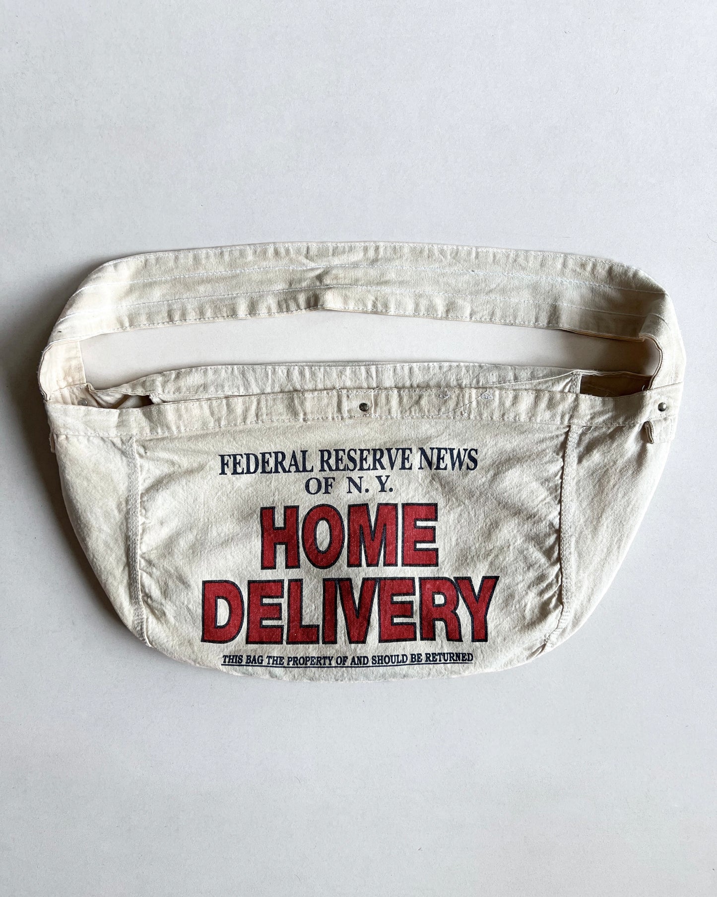 1960S NEW YORK HOME DELIVERY NEWSPAPER BAG (OS)
