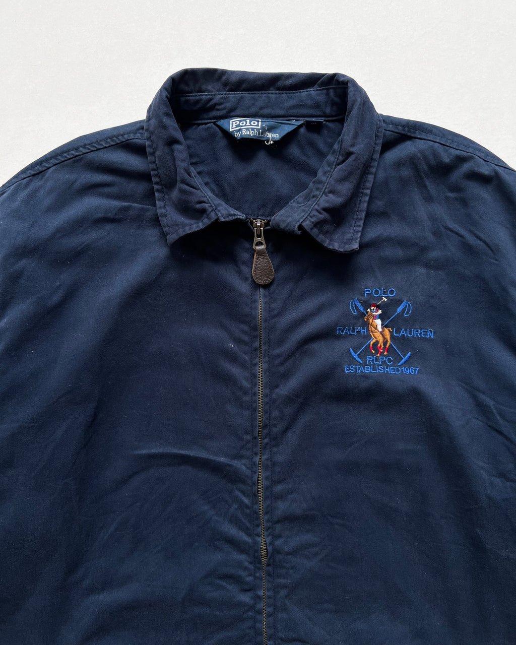 2000S BLUE RALPH LAUREN HARINGTON JACKET (L)