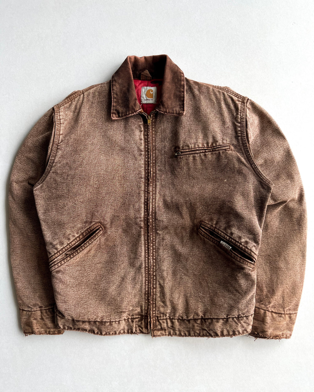 1970S STONE WASHED CARHARTT DETROIT JACKET (M)