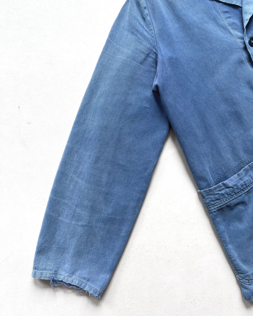 1950S FADED EUROPE DOUBLE BREAST WORK JACKET (L)