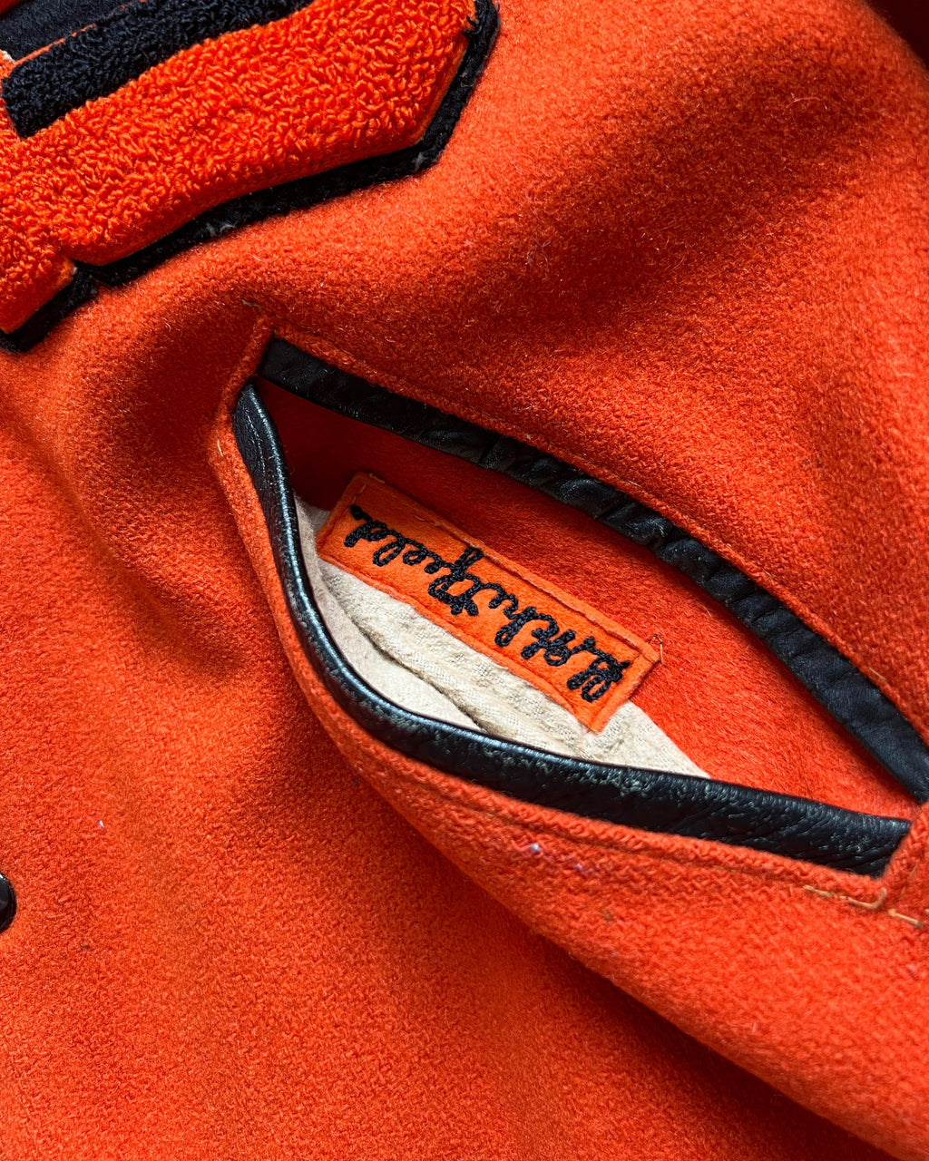 1961 'S' LETTERMAN RAGLAN VARSITY JACKET (L)