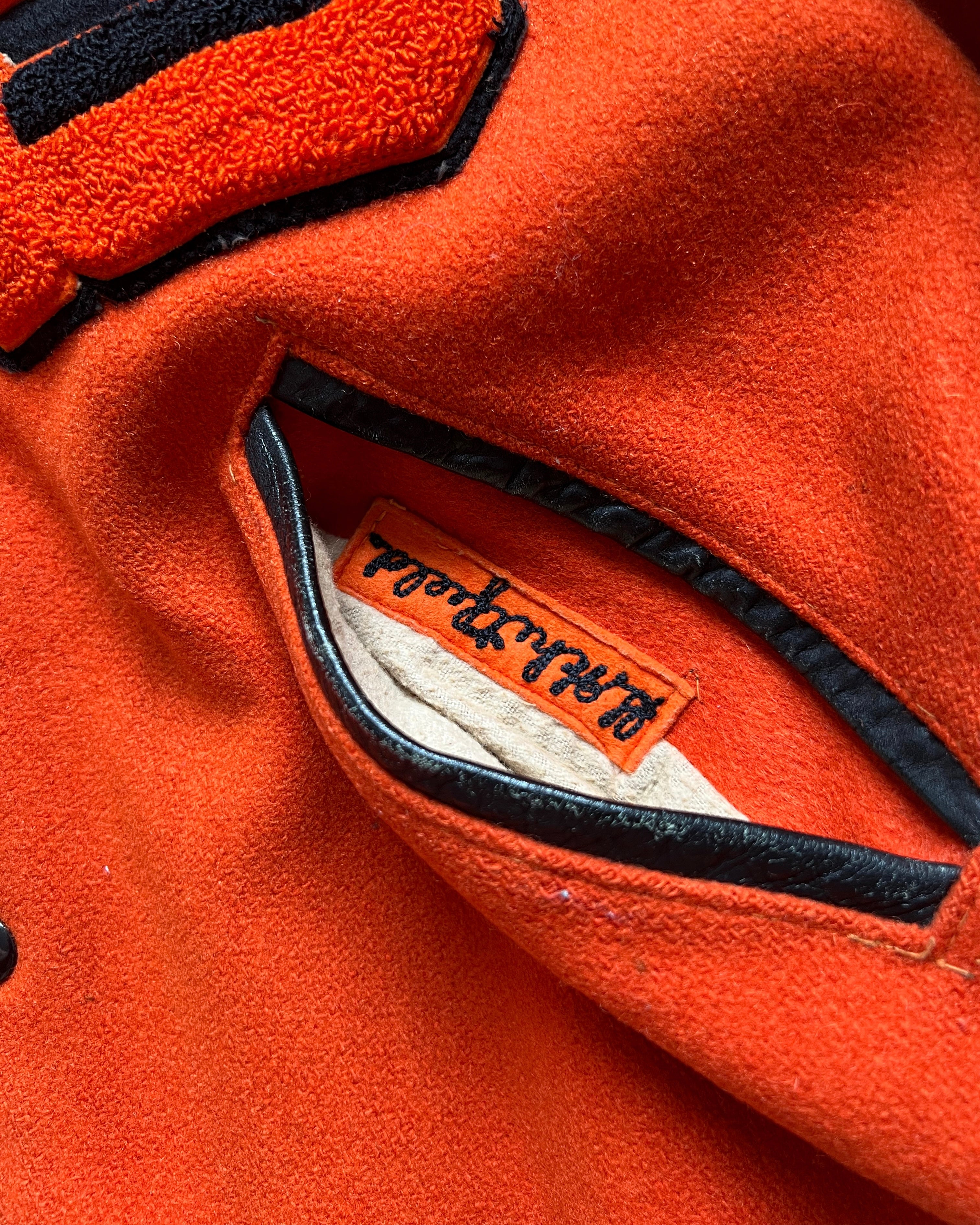 1961 'S' LETTERMAN RAGLAN VARSITY JACKET (L)