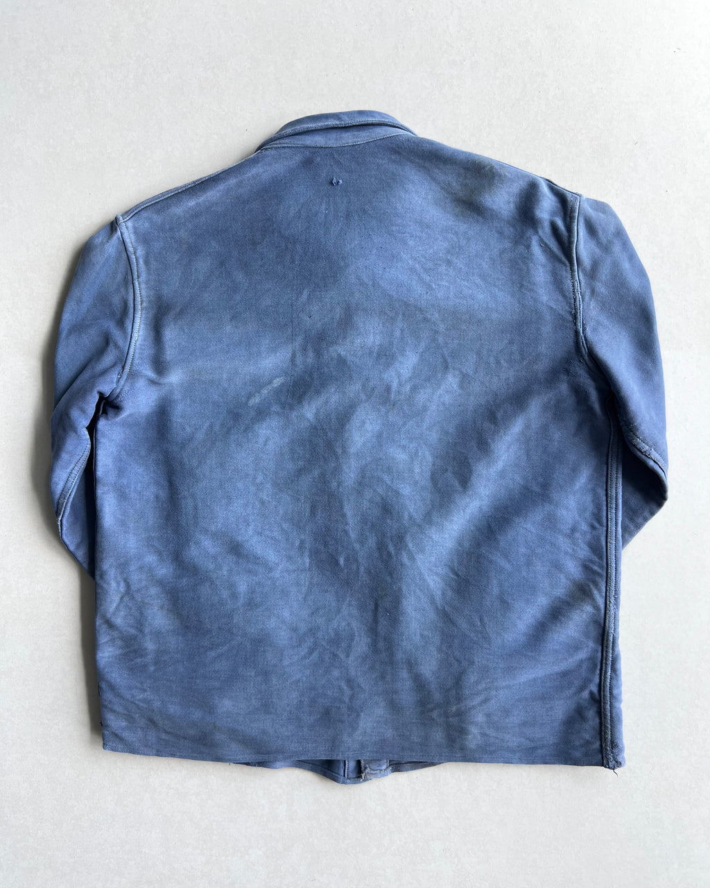 1950S MOLESKIN FRENCH REPAIRED WORK CHORE JACKET (M/L)