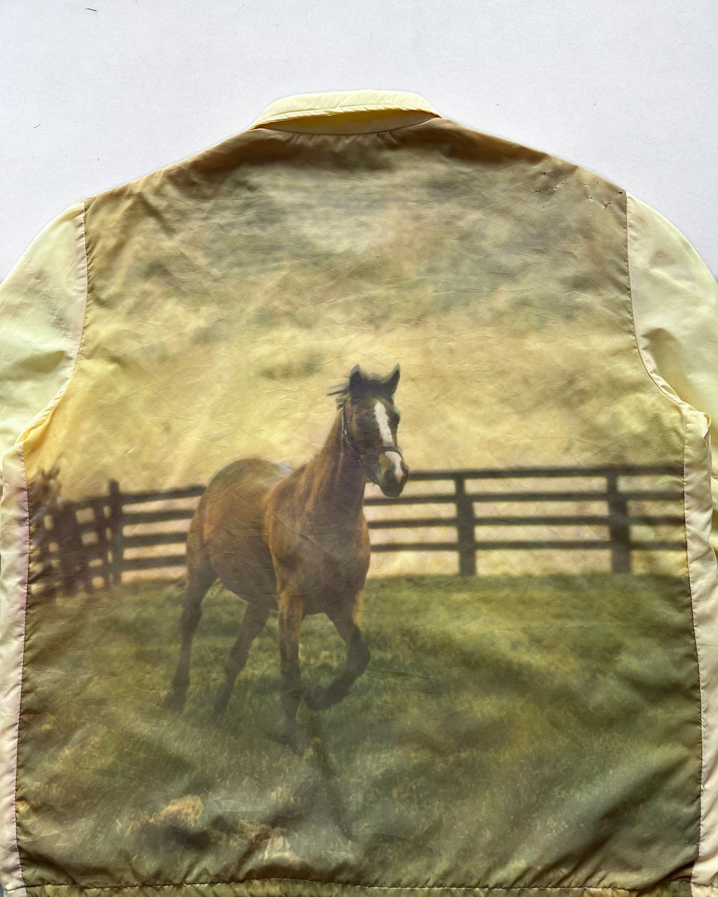 1970S JC PENNEY HORSE FULL PRINT JACKET (XL)