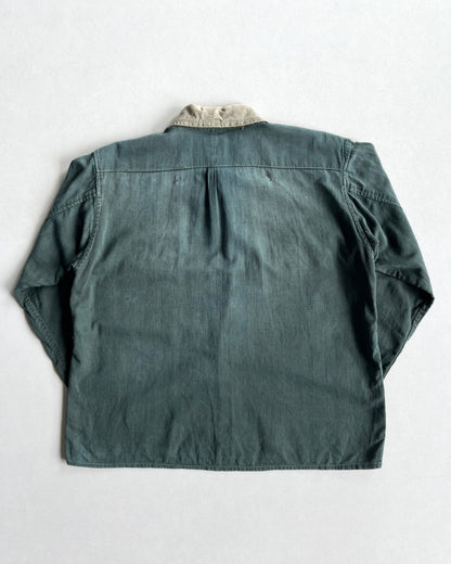 1940S WWII JAPAN MILITARY TROPICAL TWO-TONE SHIRT (M)