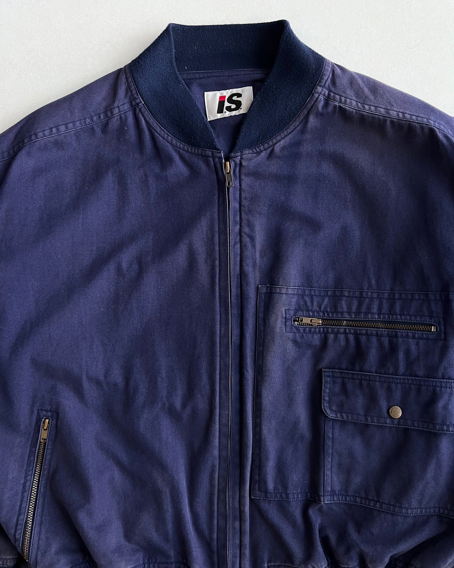 1980S FADED PURPLE ISSEY MIYAKE SPORTS MA-1 BOMBER (L)