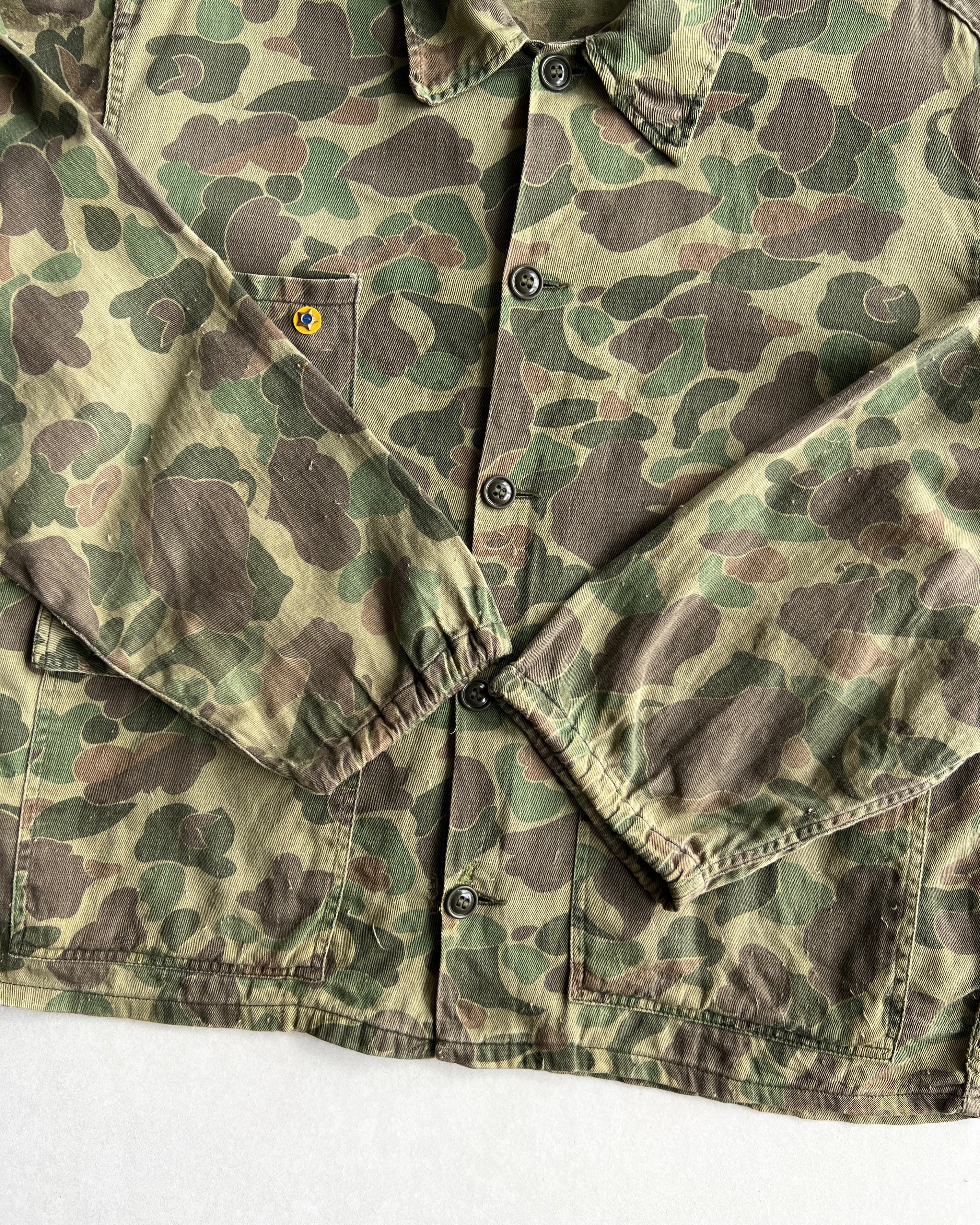 1950S KAMO DUCK FROGSKIN HUNTING JACKET (XL)