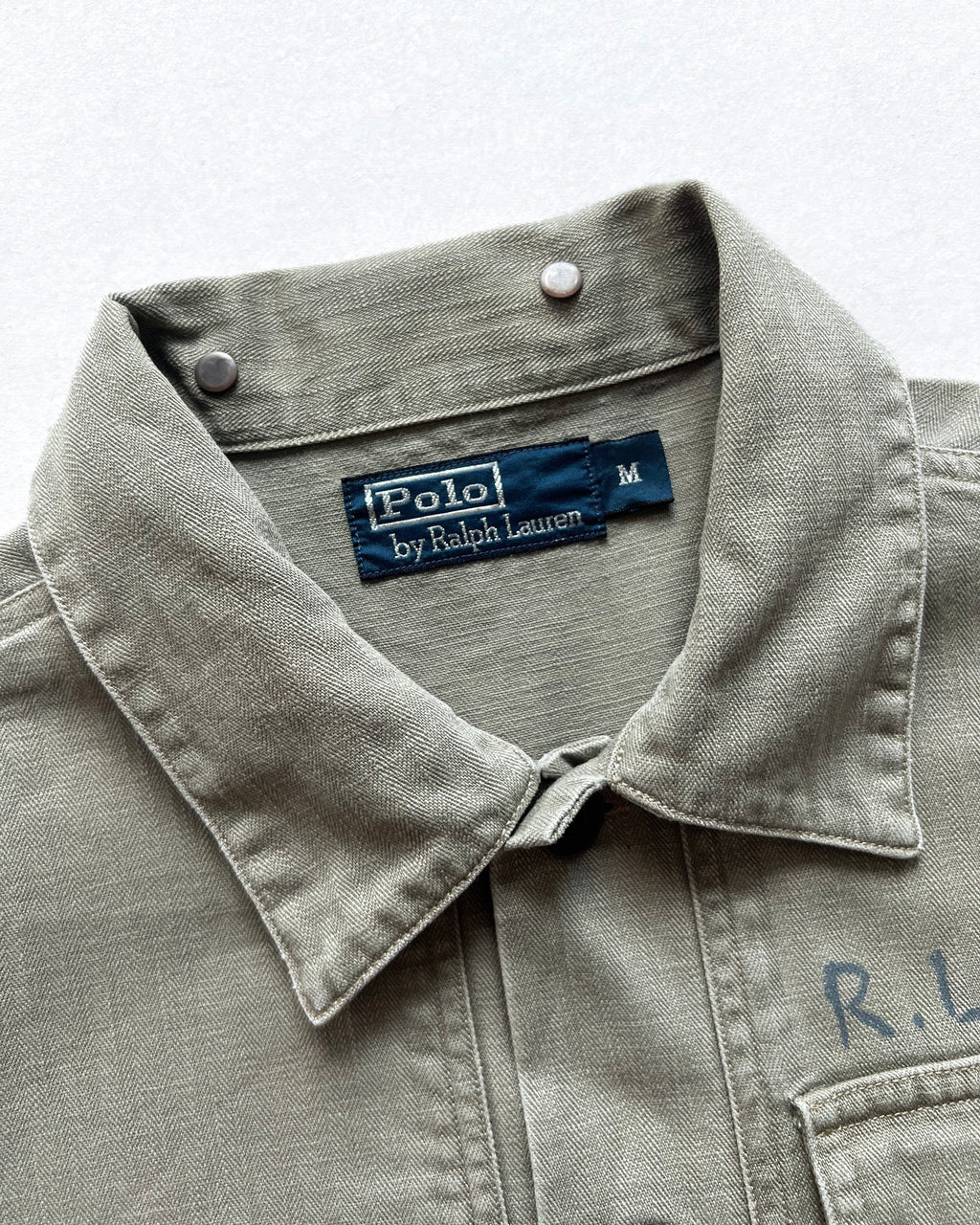 1990S POLO RALPH LAUREN P-44 HBT US ARMY JACKET (M)