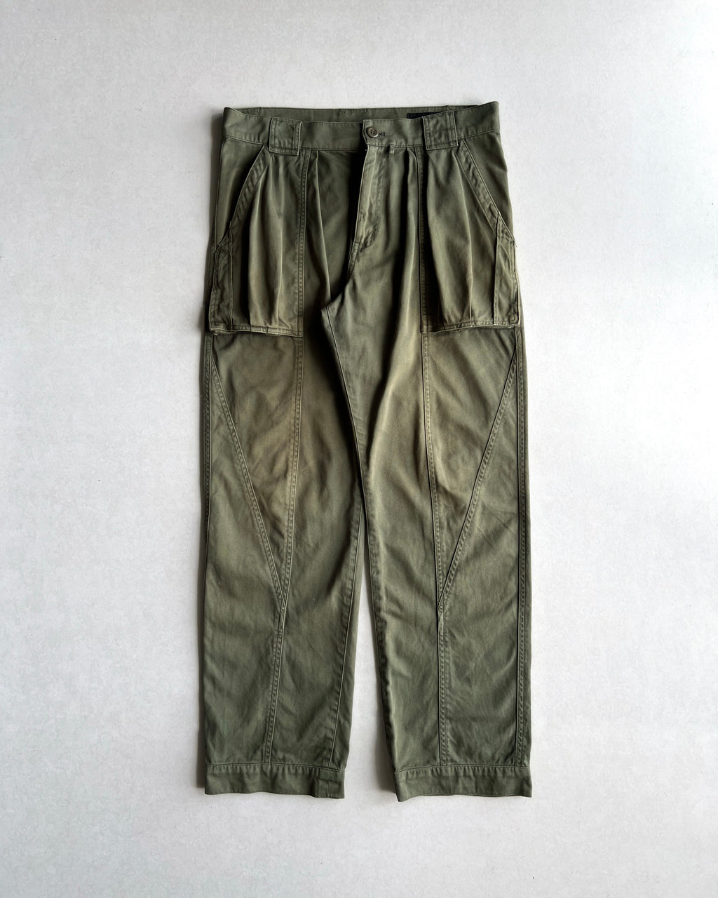 2000S FADED TSUMORI CHISATO 3D POCKET CARGO TROUSERS (34X30)