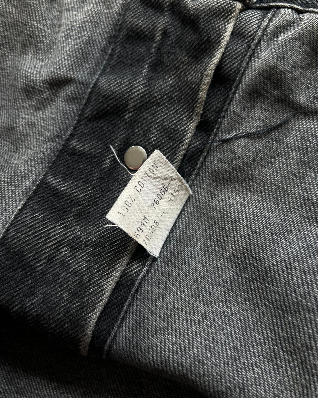 1990S BLACK LEVI'S TYPE III JACKET (XL)