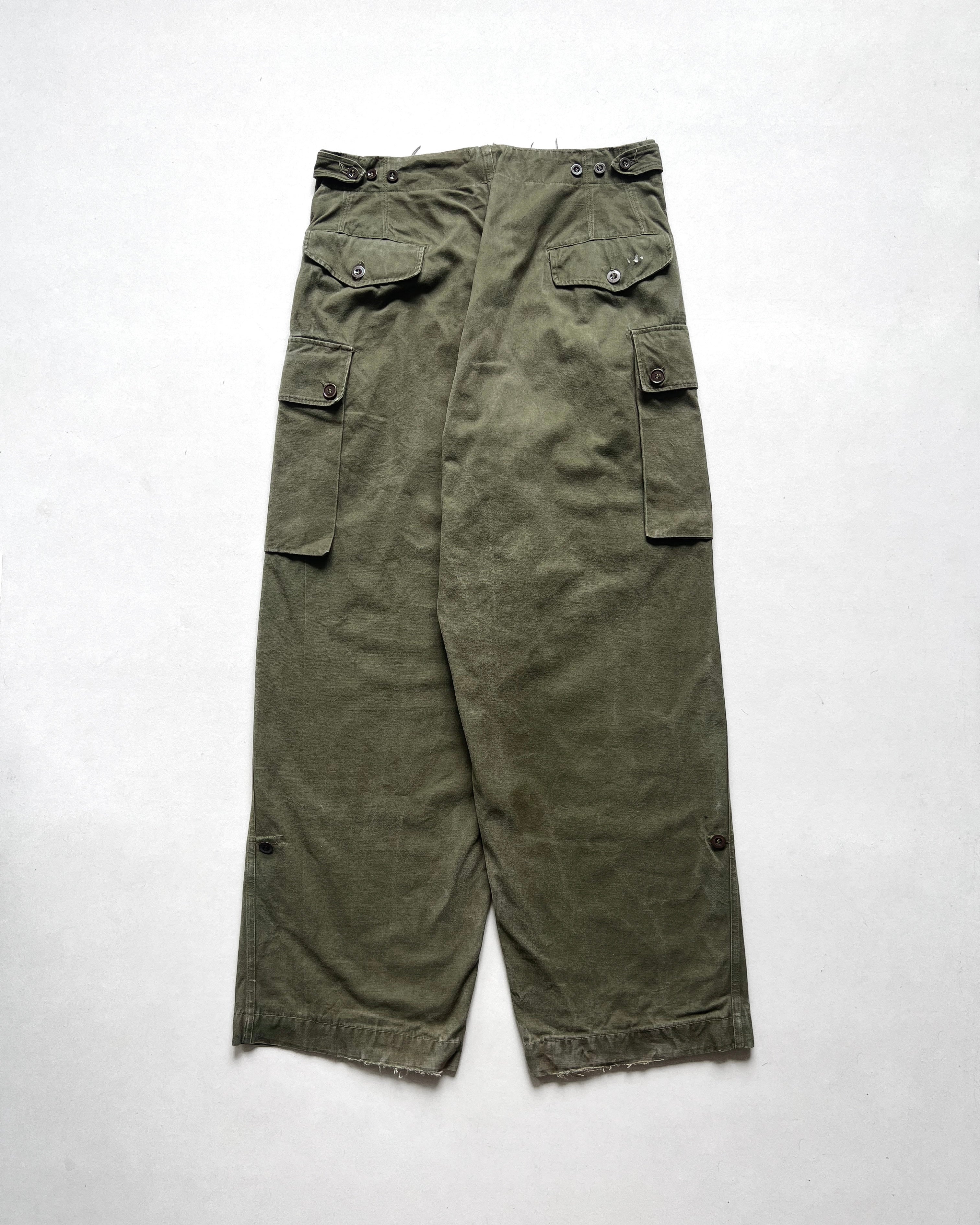 1950S DUTCH ARMY CARGO PANTS (30-34)