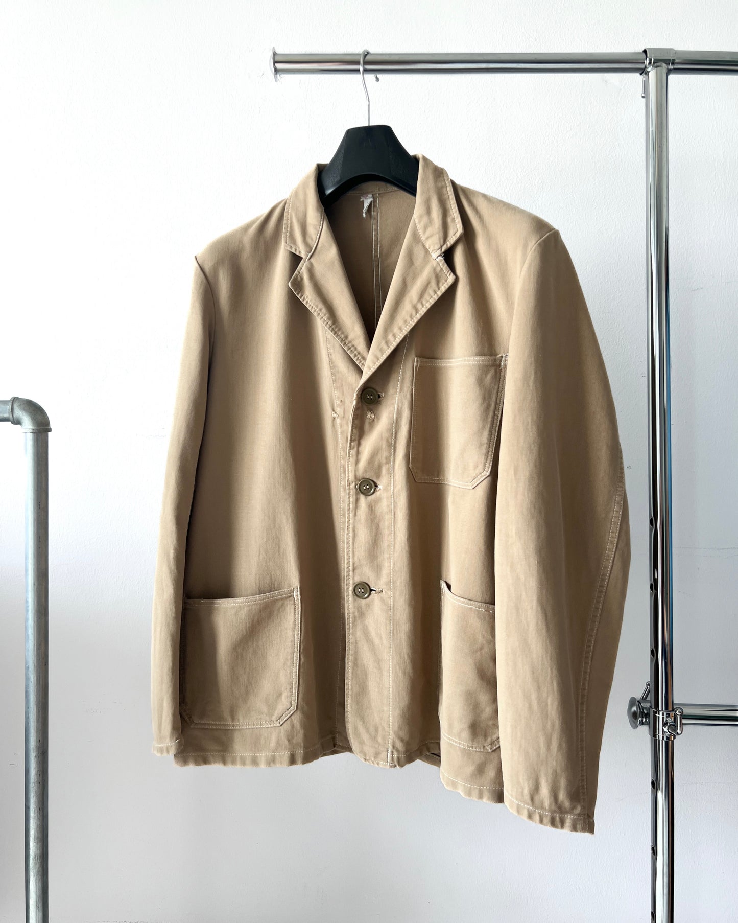 1960S EUROPE WORK CHORE JACKET (L)