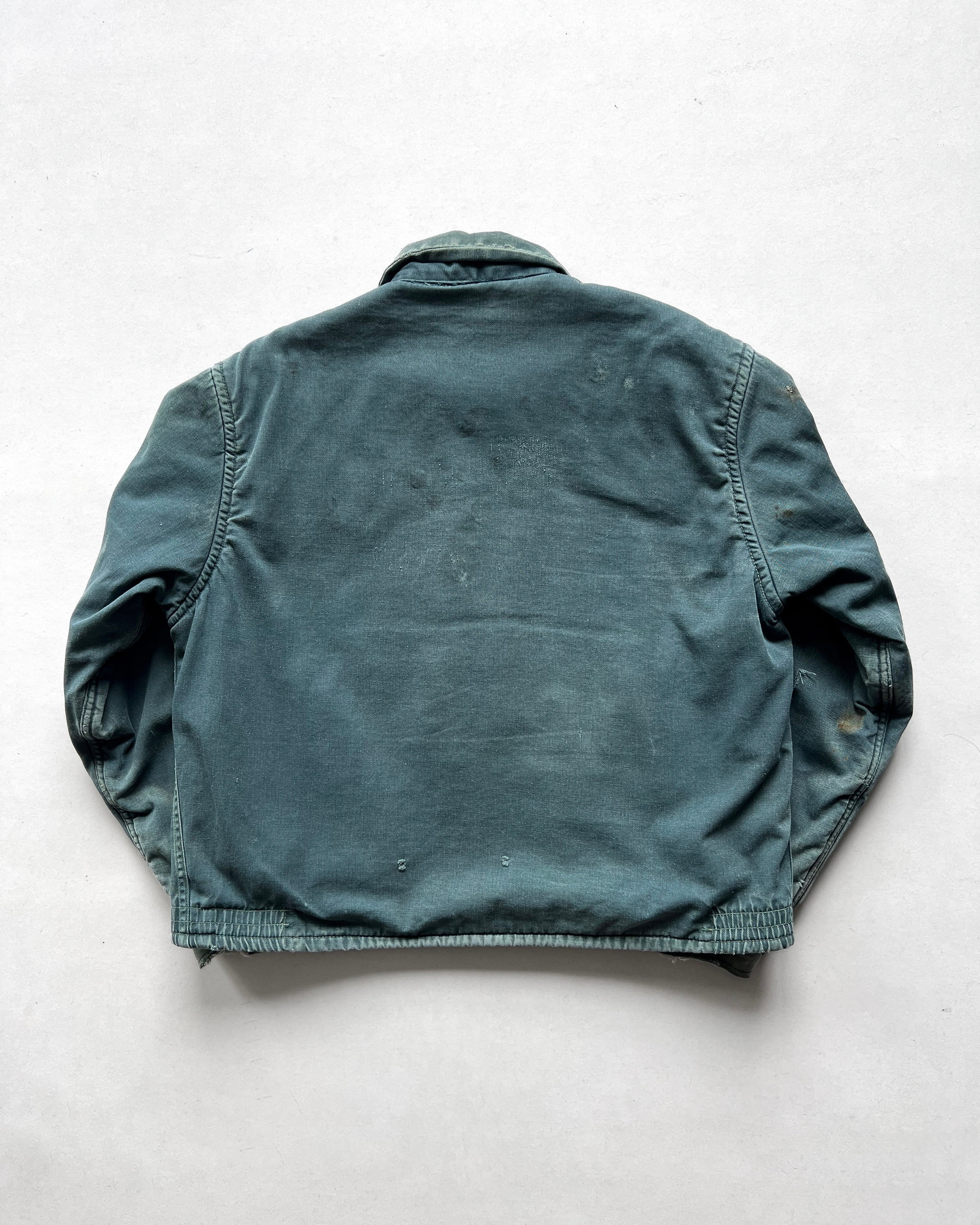 1950S FADED BLANKET LINED WORK JACKET (L)