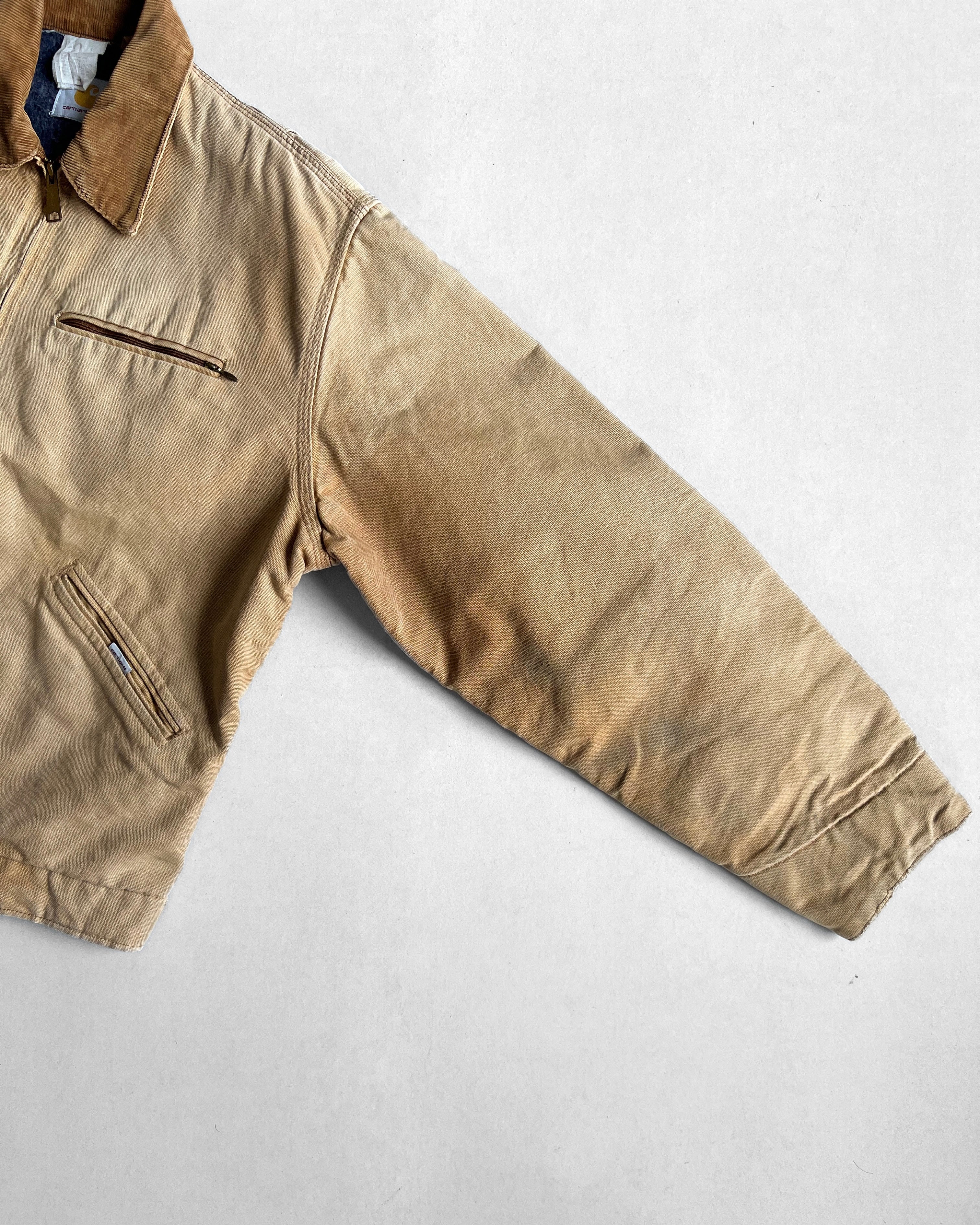 1980S SUN FADED CARHARTT DETROIT WORK JACKET (L)