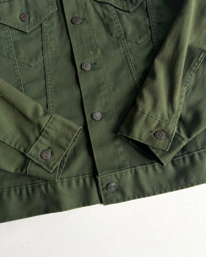 1970S GREEN LEVI'S BIG E TYPE III TRUCKER JACKET (M)