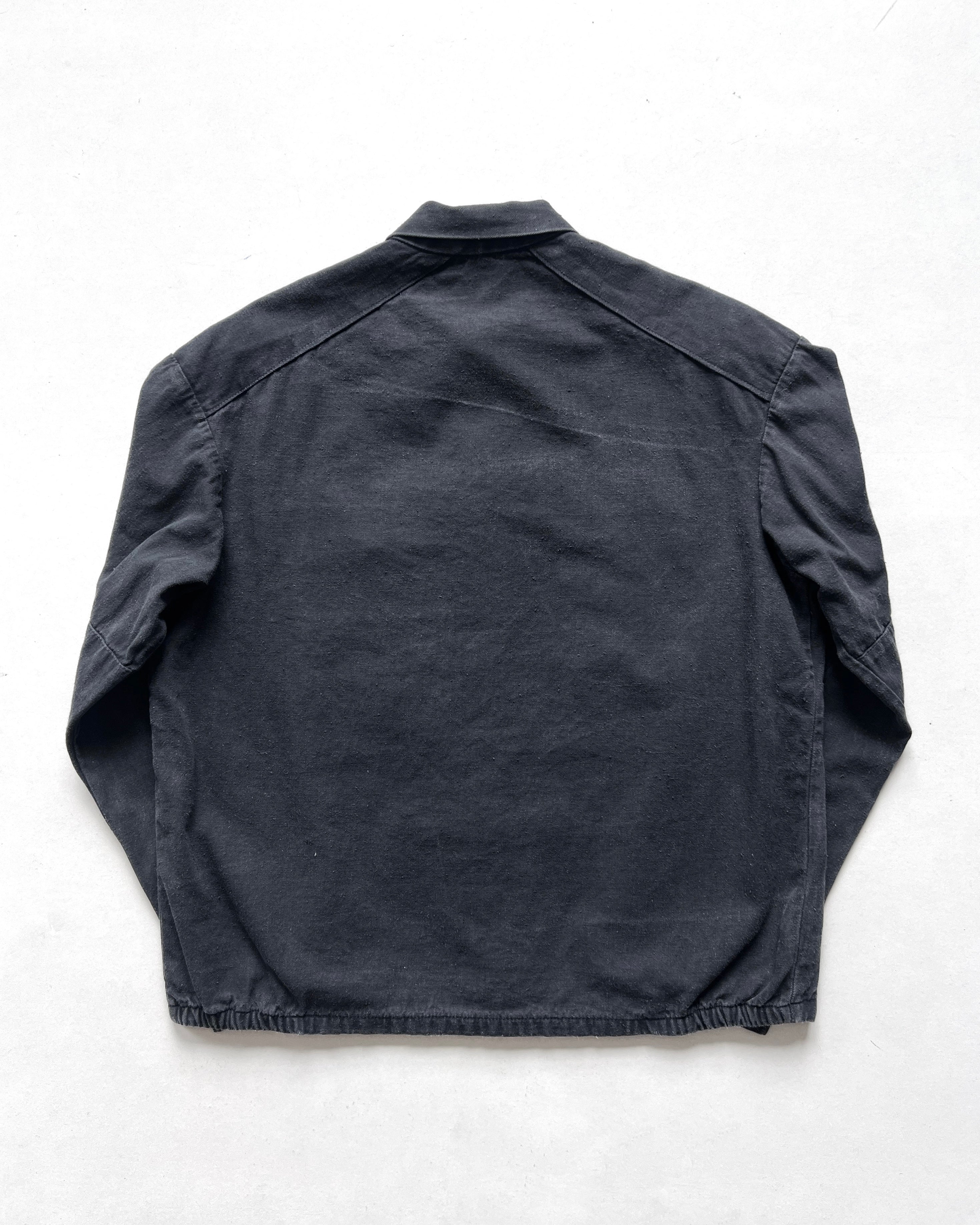 1960S GERMAN OLD COTTON WORK JACKET (L)