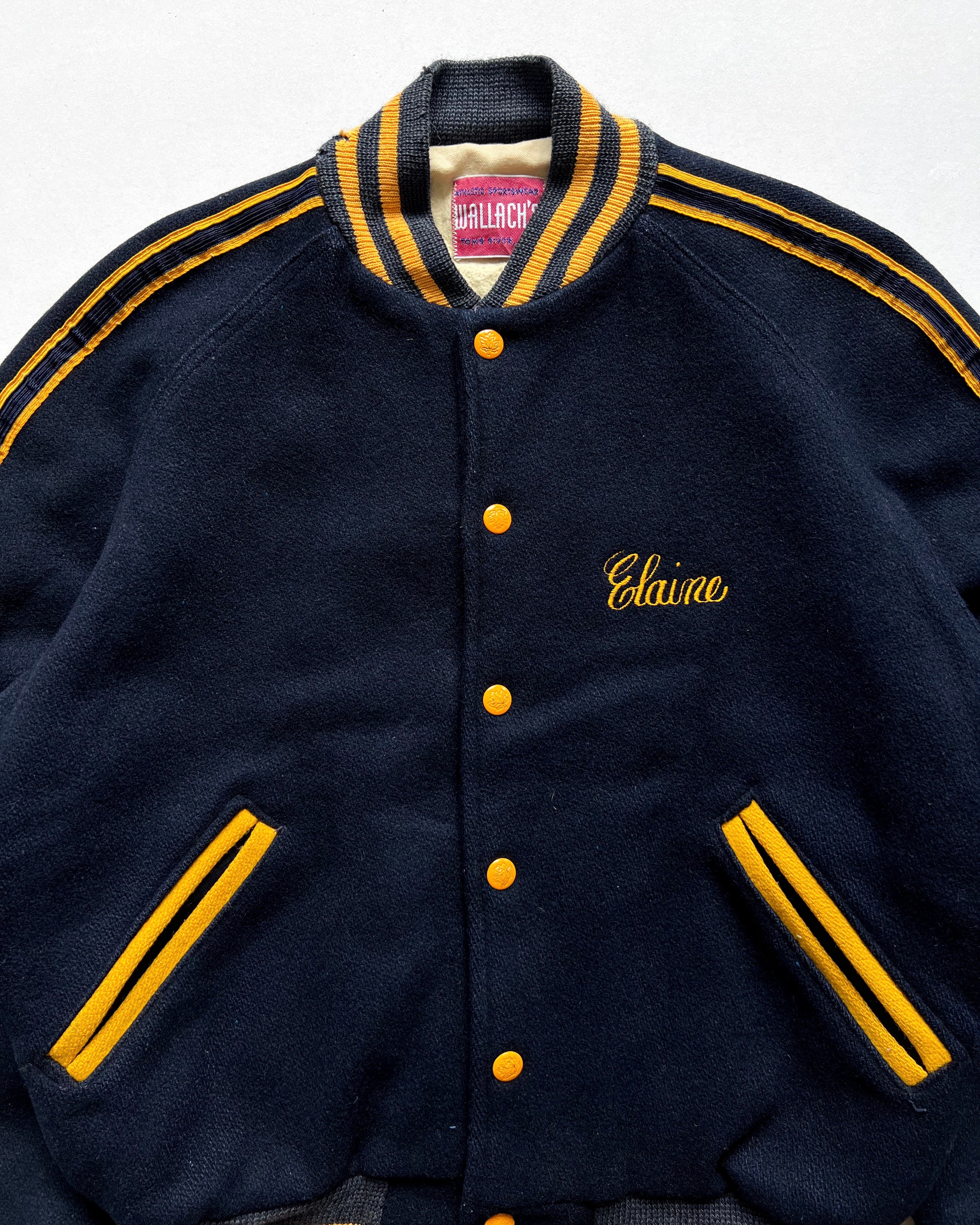 1970S 'TOMS RIVER MARINERETTES' WOOL VARSITY JACKET (M)