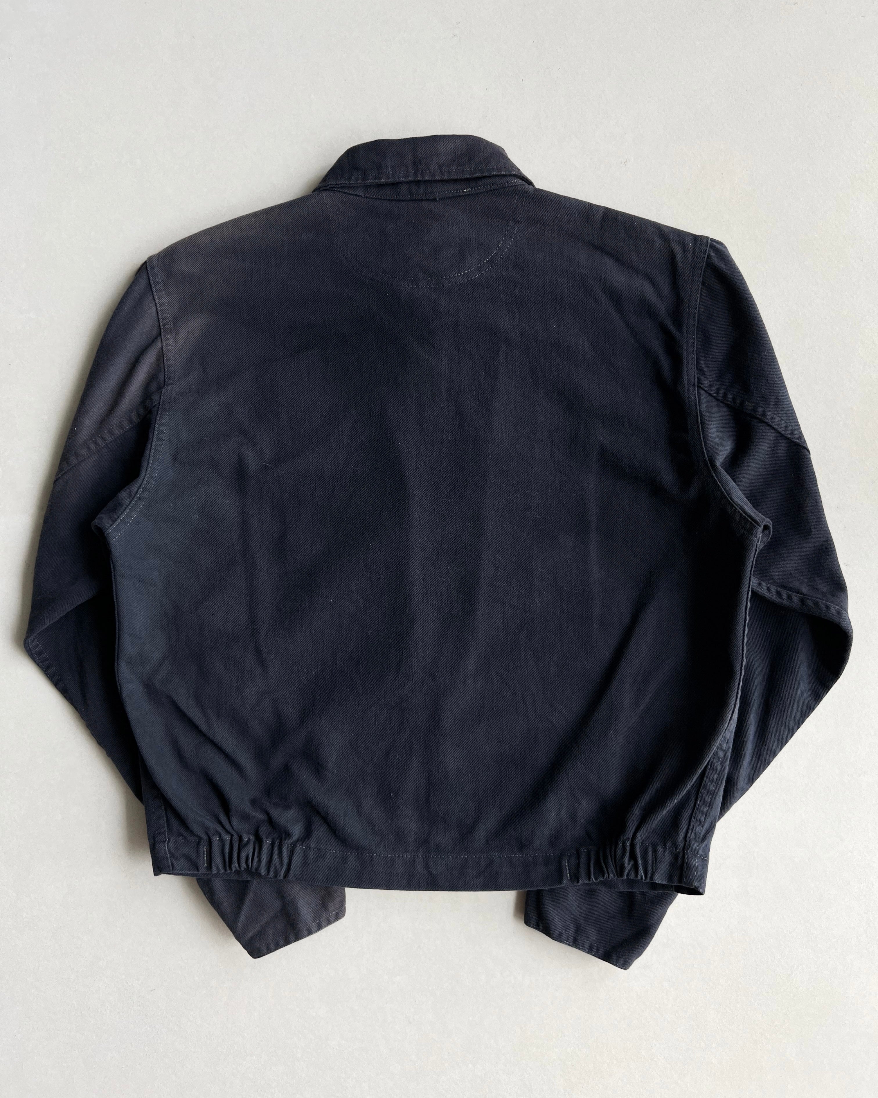 1970S FADED 'ST-1' STENCILED WORK JACKET (M/L)