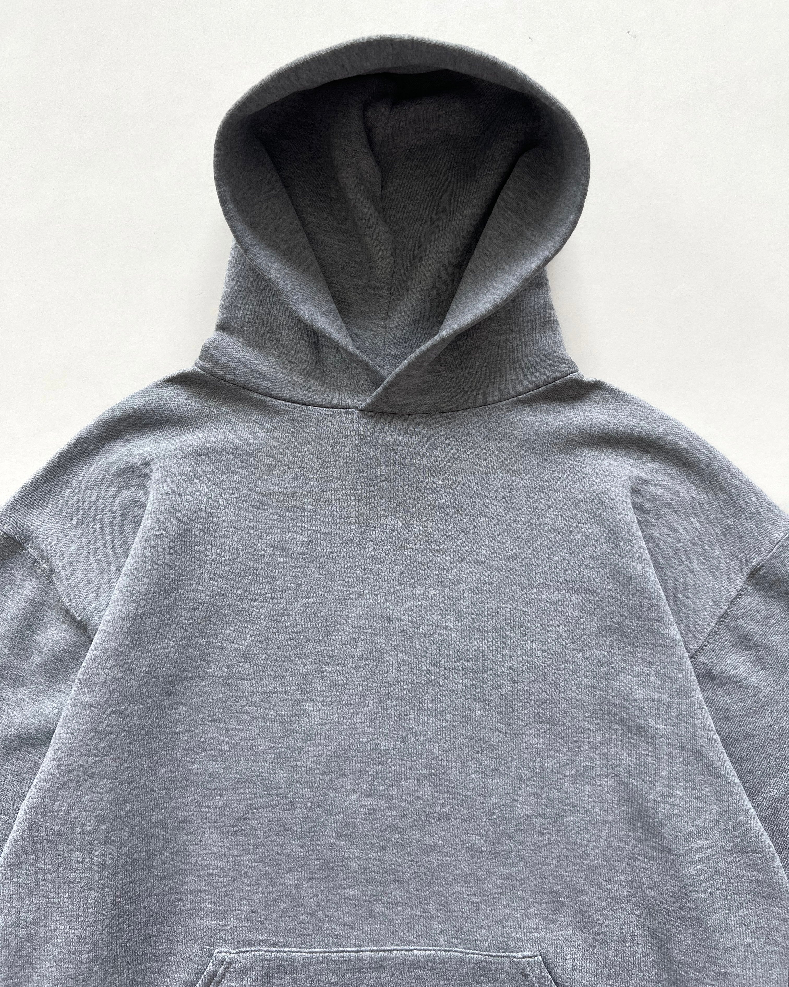 1990S RUSSELL HEATHER GREY HOODIE (M)