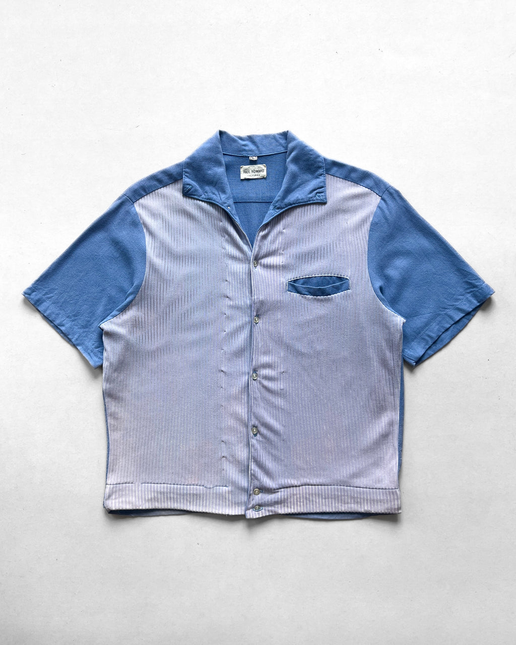 1950S PAUL HOWARD RAYON ROCKABILLY SHIRT (L)