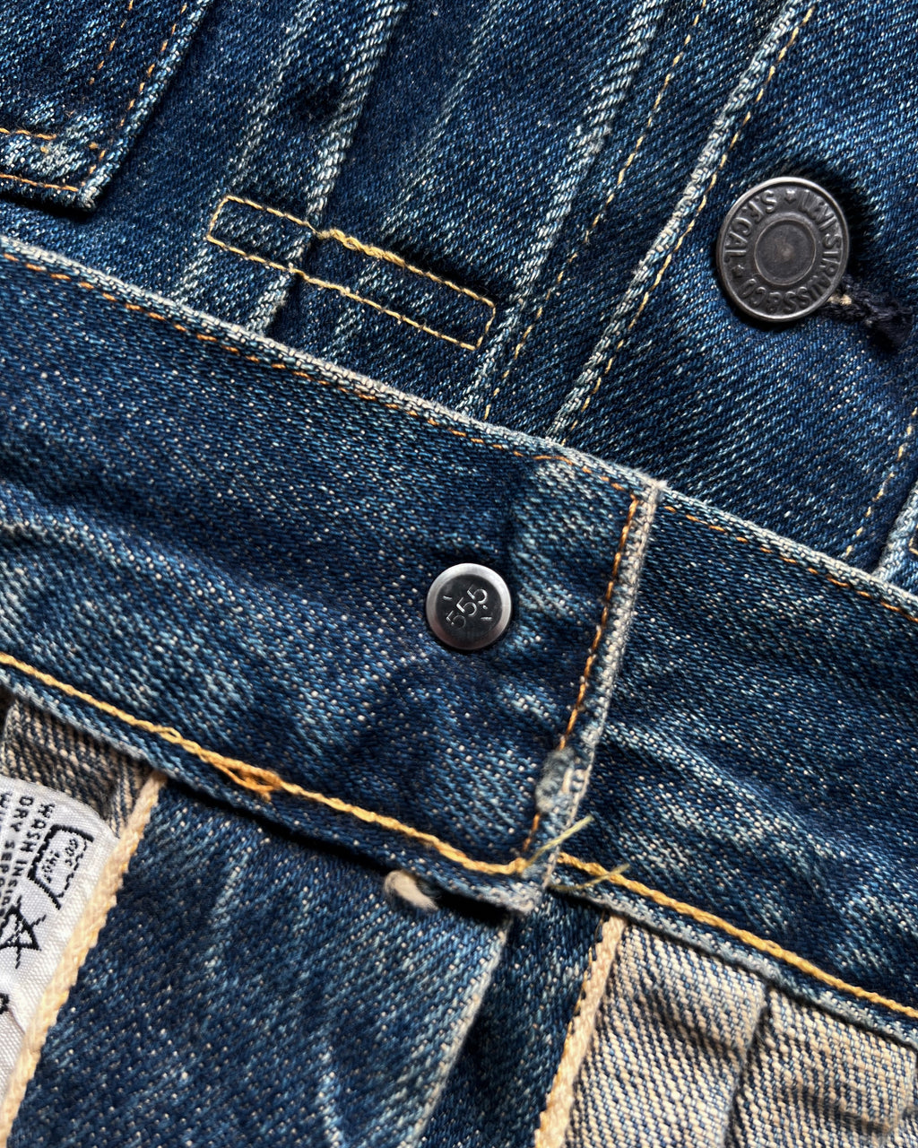 1990S LVC 507 BIG E TYPE II SELVEDGE DENIM JACKET (48)