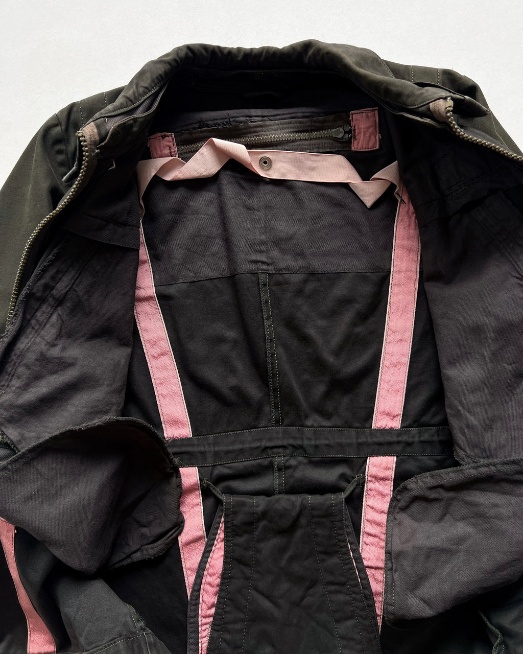 1970S SWEDISH C48 MILITARY ZIPPER JACKET (M)