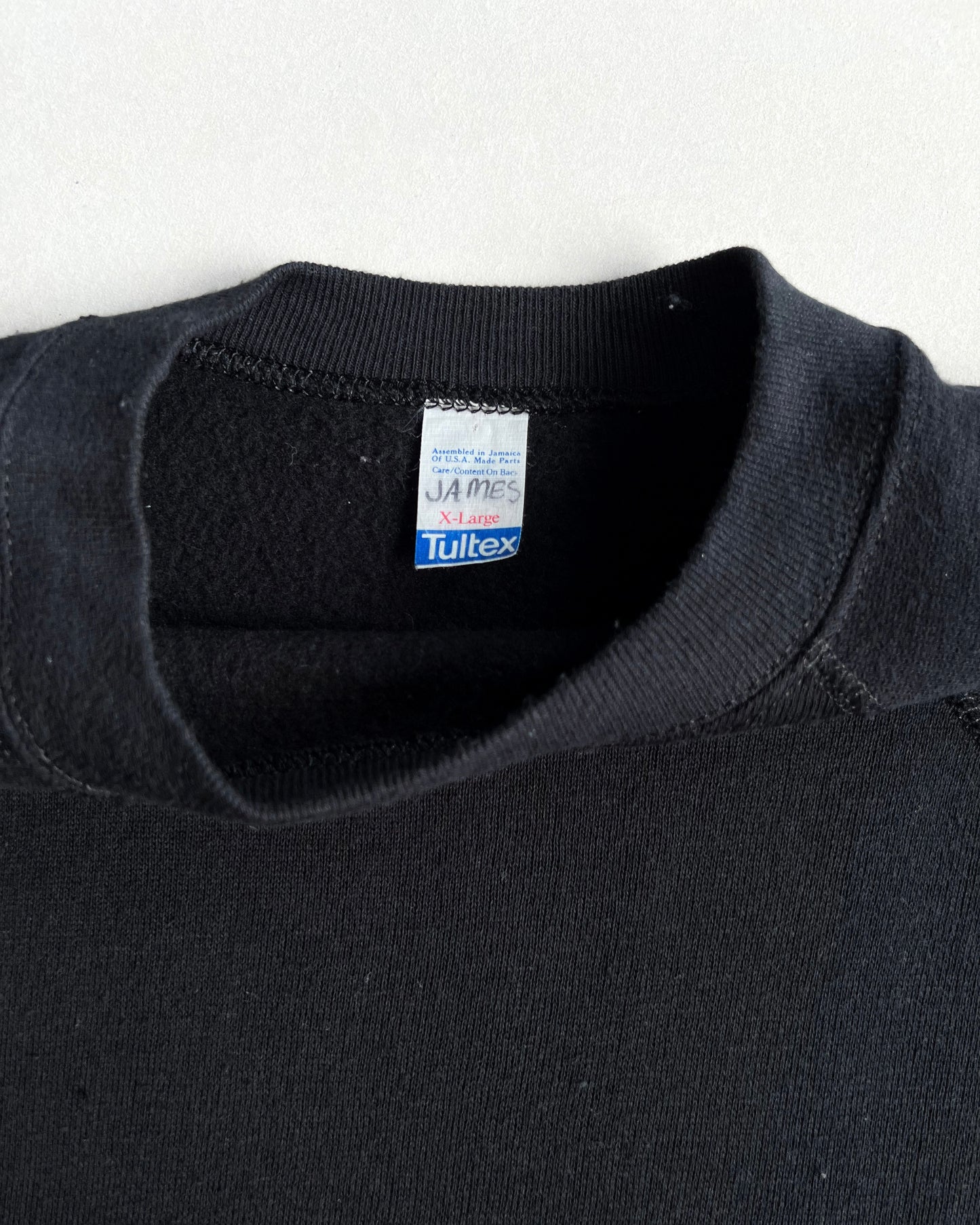 1990S BLANK CUT-OFF SLEEVES RAGLAN SWEATSHIRT (XL)