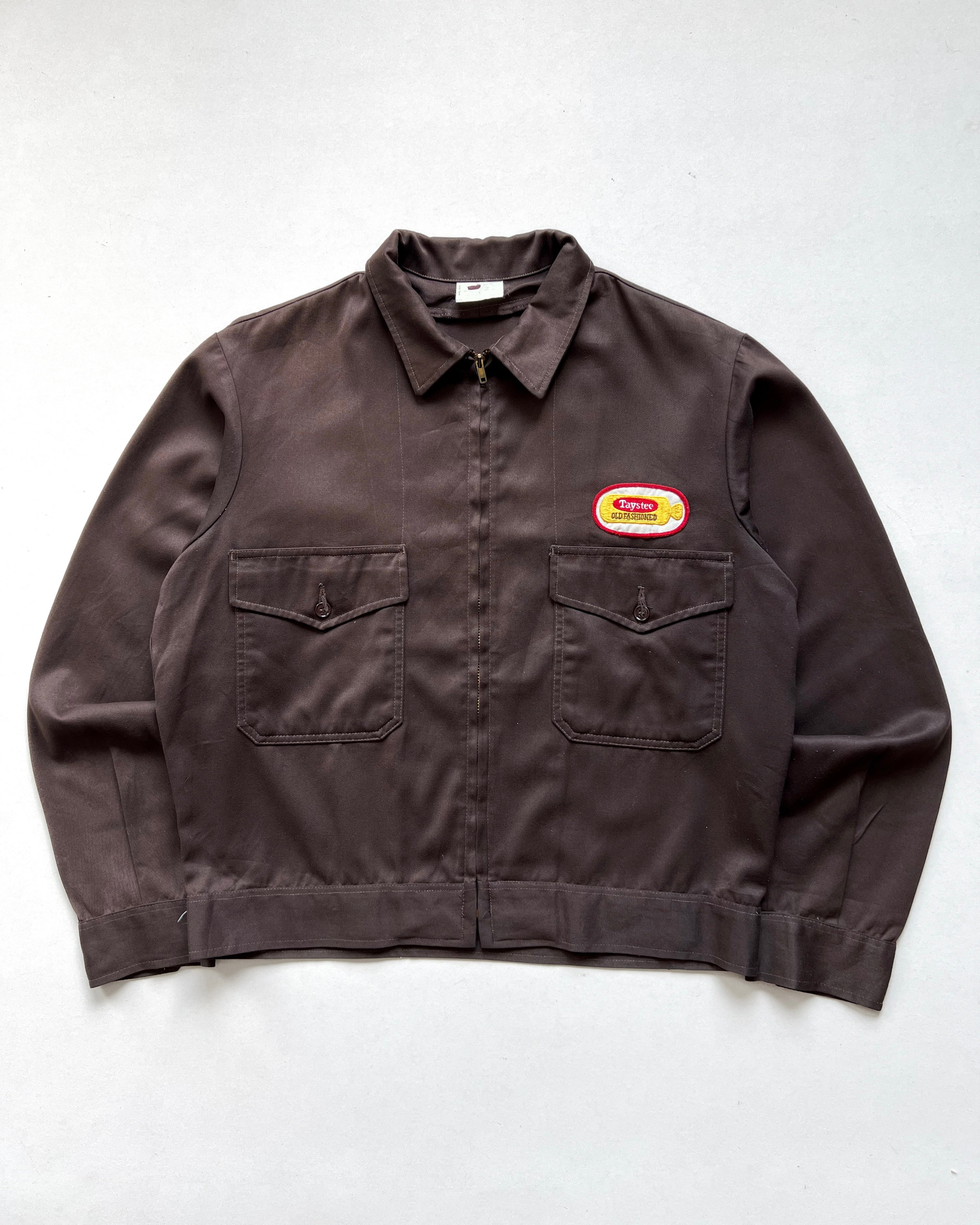 1960S MR.2PLY BROWN DOUBLE POCKET WORK JACKET (L)