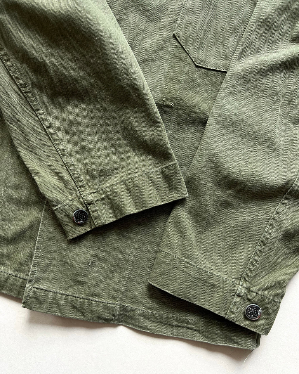 1940S US ARMY 13 STARS HBT SHIRT (M)