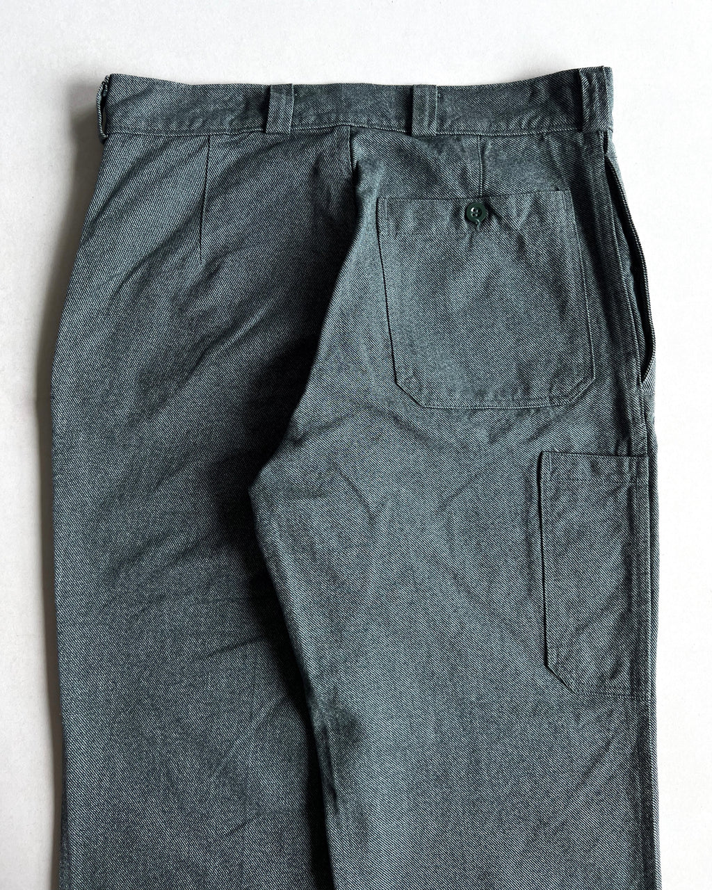 1980S SWISS SALT & PEPPER WORK PANTS (34)