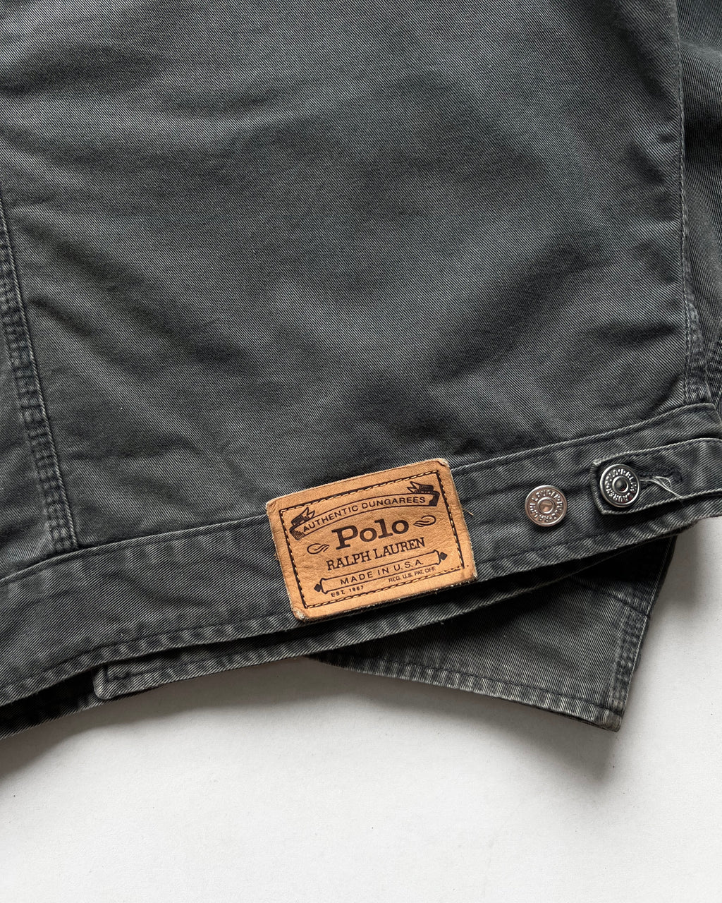 1980S FADED RALPH LAUREN WORK JACKET (L)