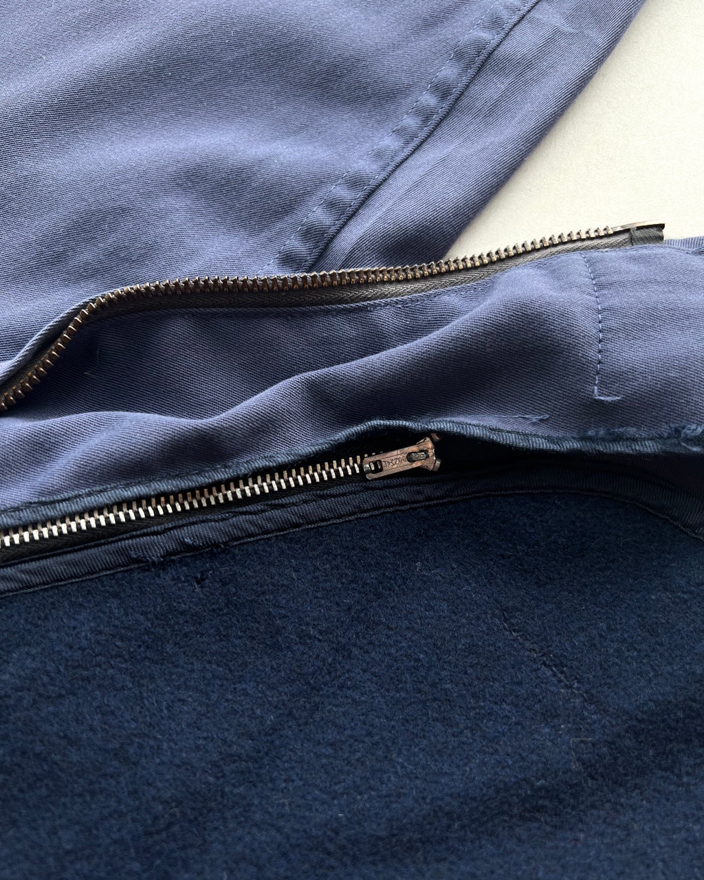 1950S RAYON DOUBLE POCKET WORK JACKET (L)