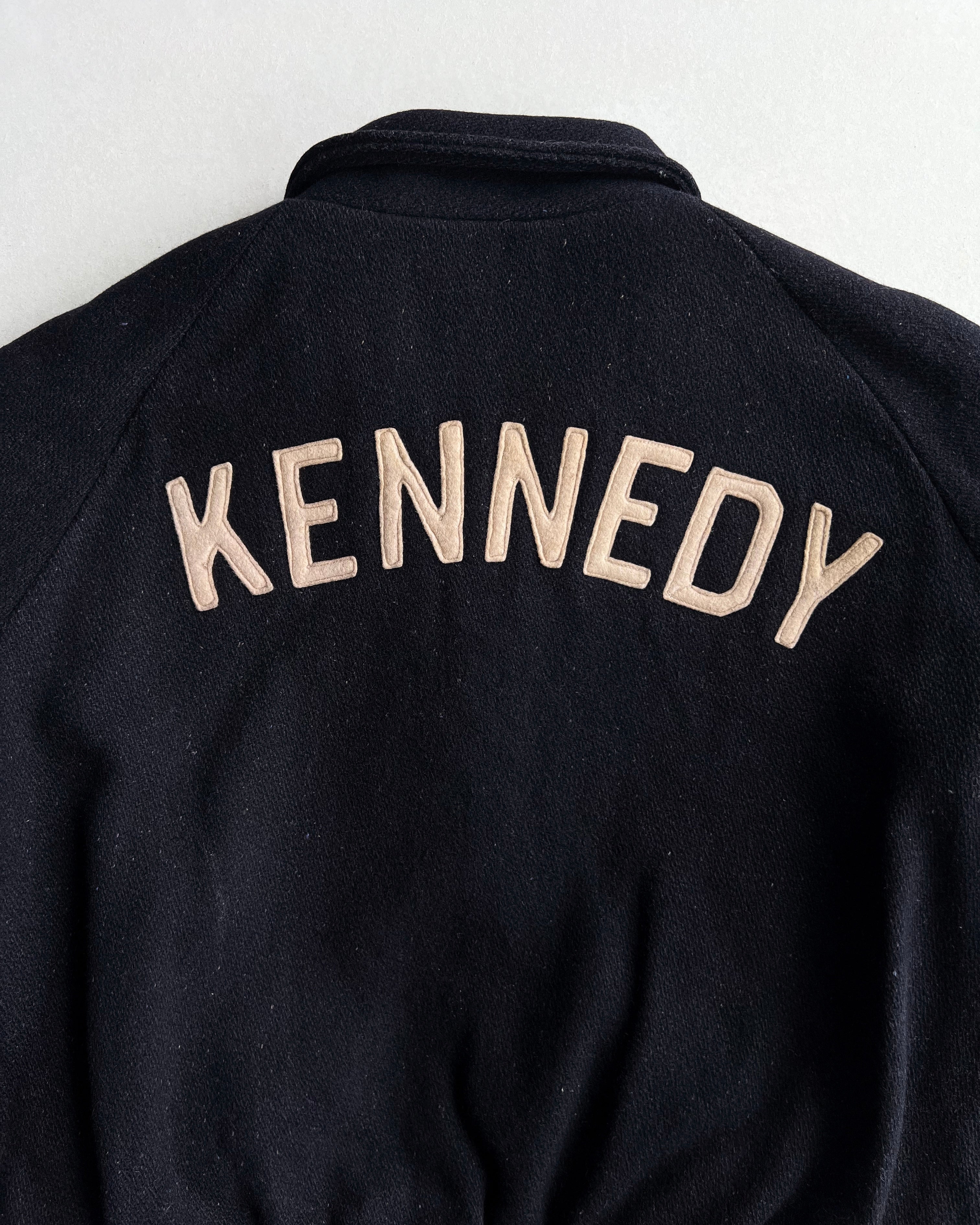 1960S 'KENNEDY' RAGLAN WOOL VARSITY JACKET (L)