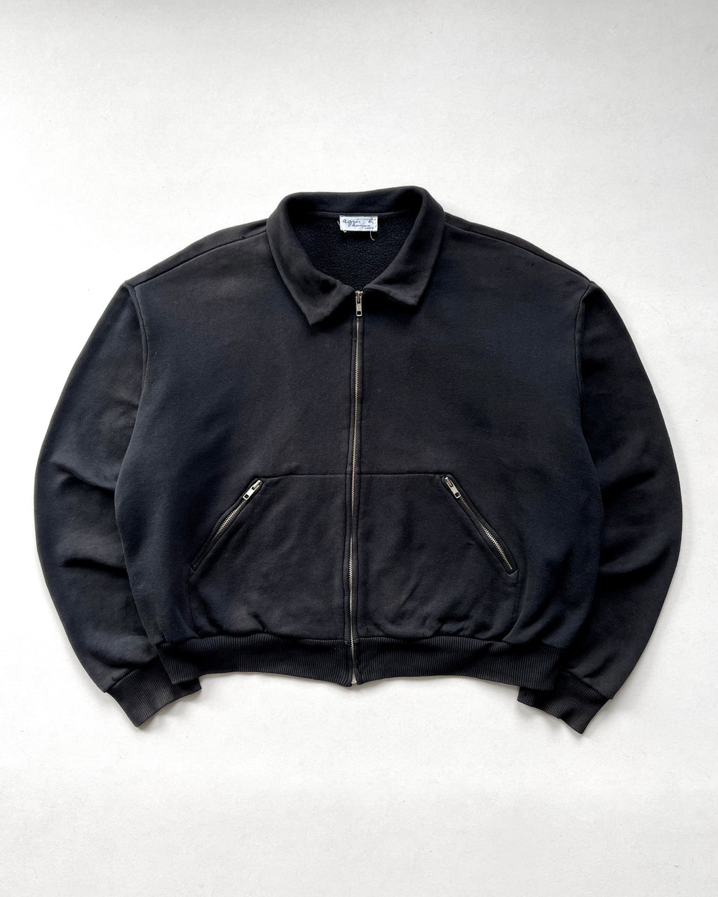 1990S AGNES B. HOMME ZIP-UP SWEATSHIRT (XL)