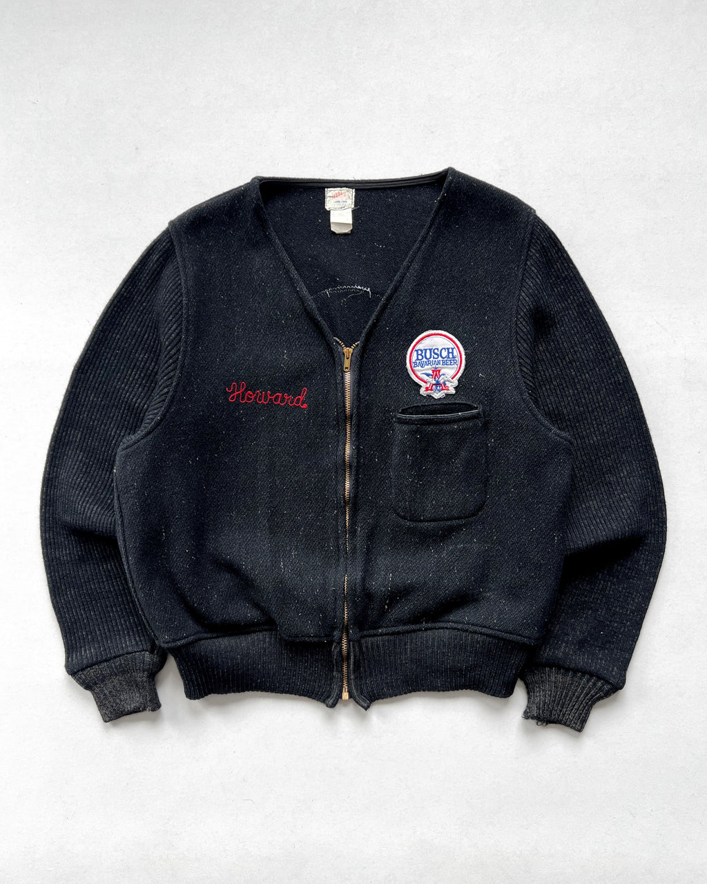 1950S UNITOG 'BUSCH BAVARIAN BEER' DELIVERY WORKER JACKET (L)