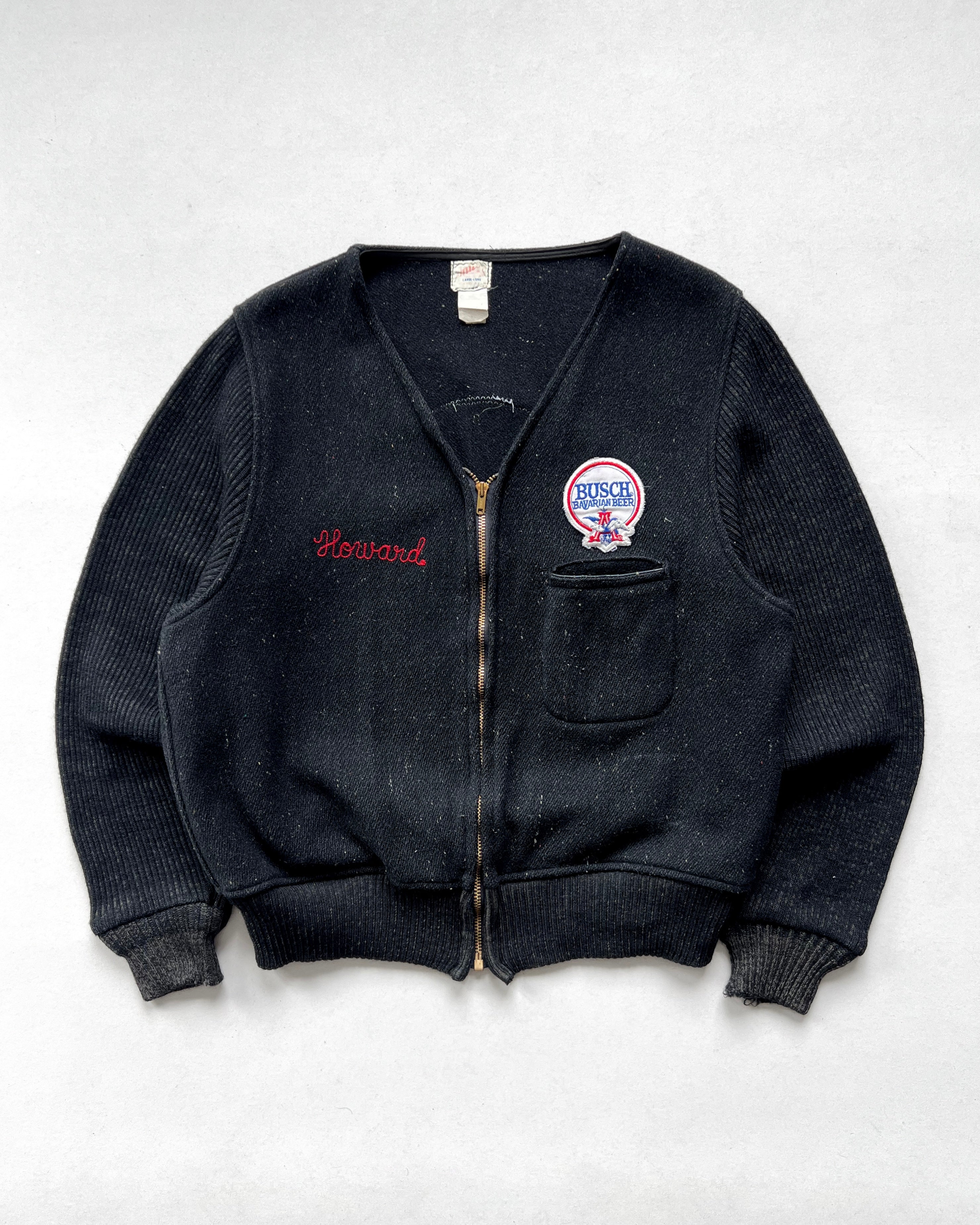 1950S UNITOG 'BUSCH BAVARIAN BEER' DELIVERY WORKER JACKET (L)