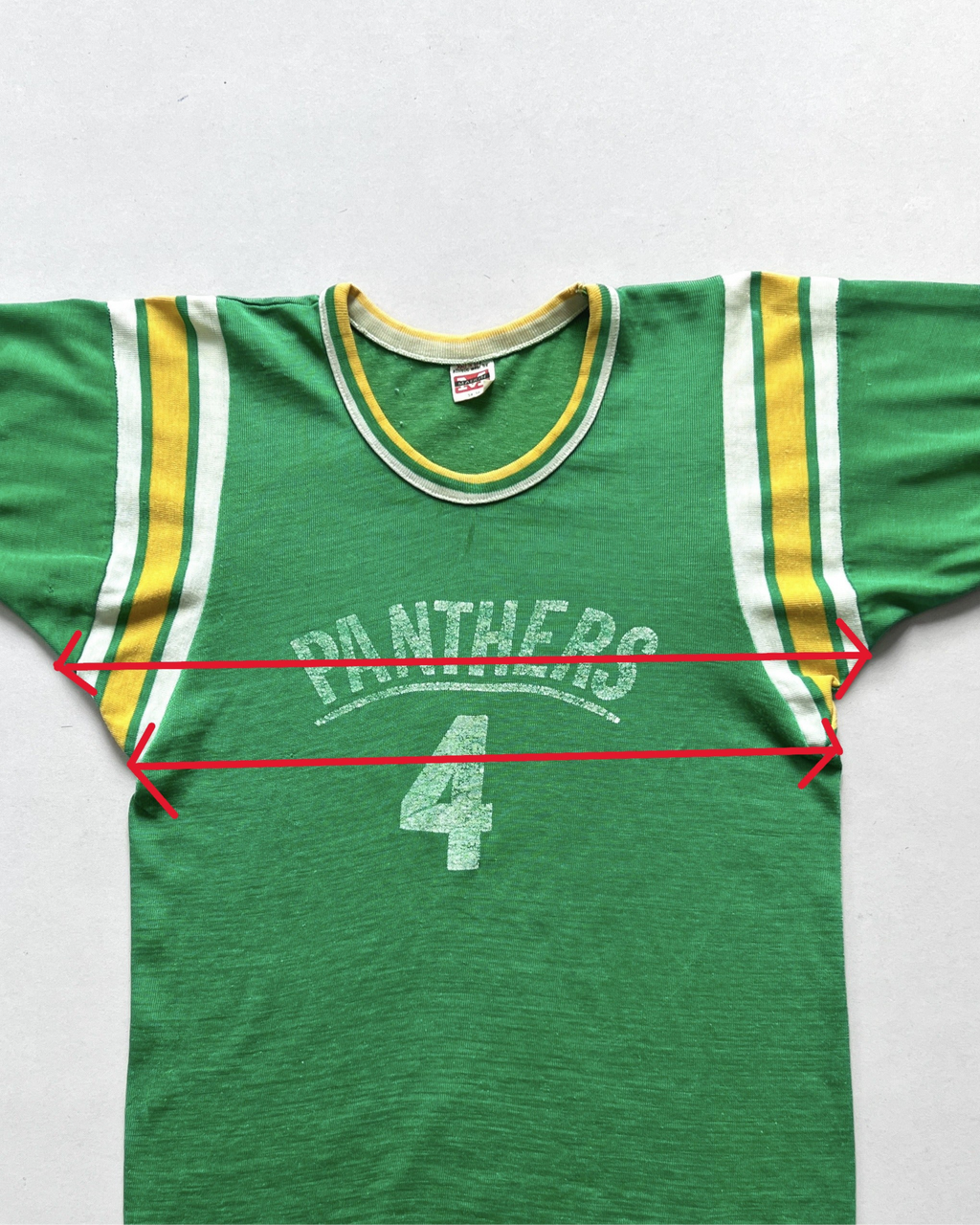 1950S MASON 'PANTHERS NO.4' JERSEY TEE (S/M)