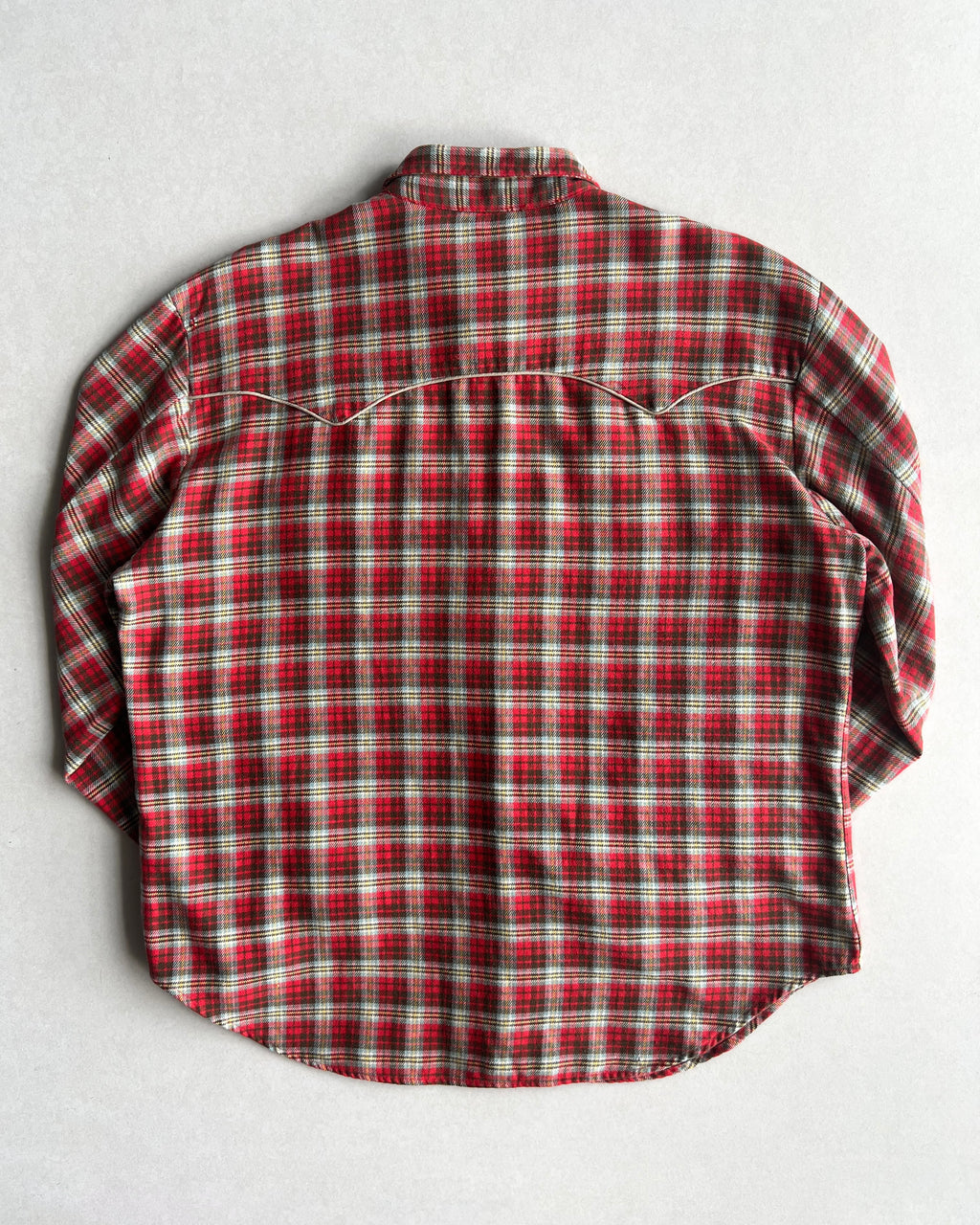 1990S RALPH LAUREN WESTERN BUTTON-UP FLANNEL (S-L)