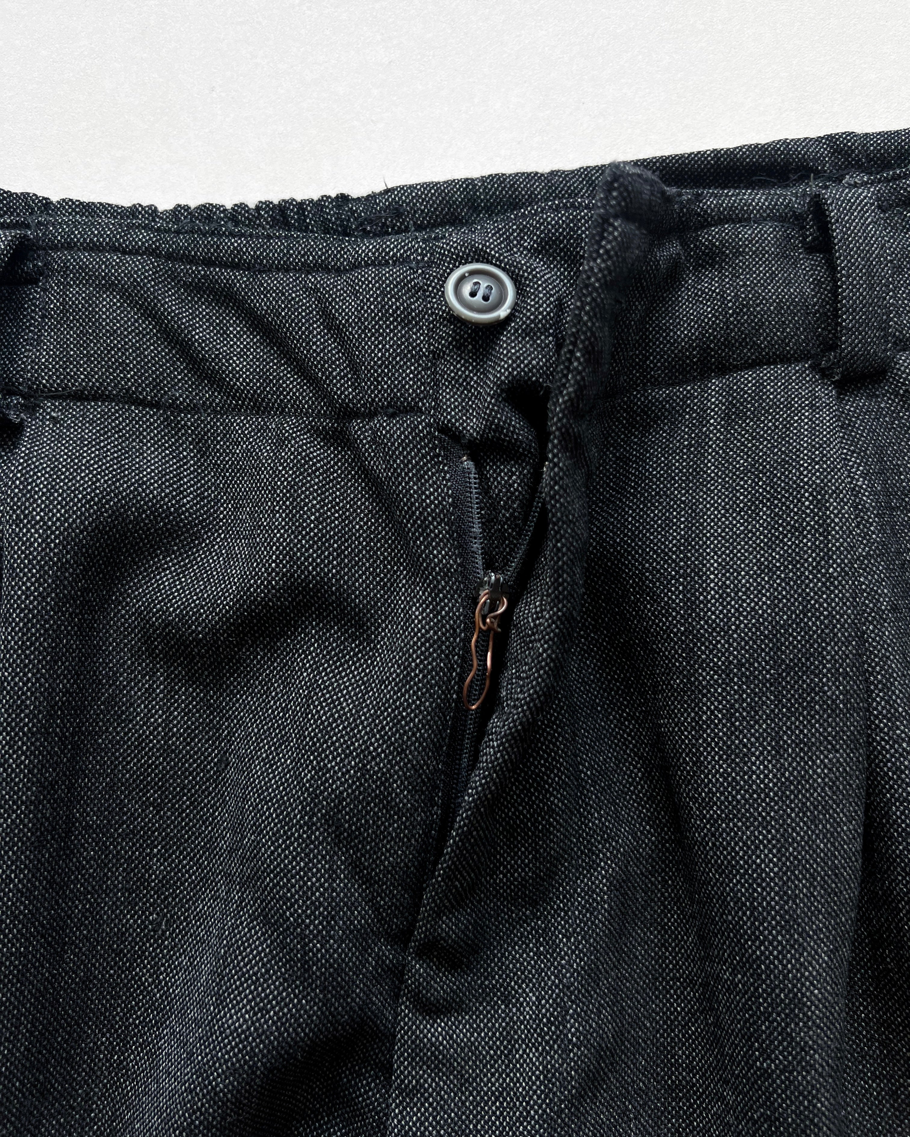 1980S ISSEY MIYAKE SALT & PEPPER TROUSERS (34-38)