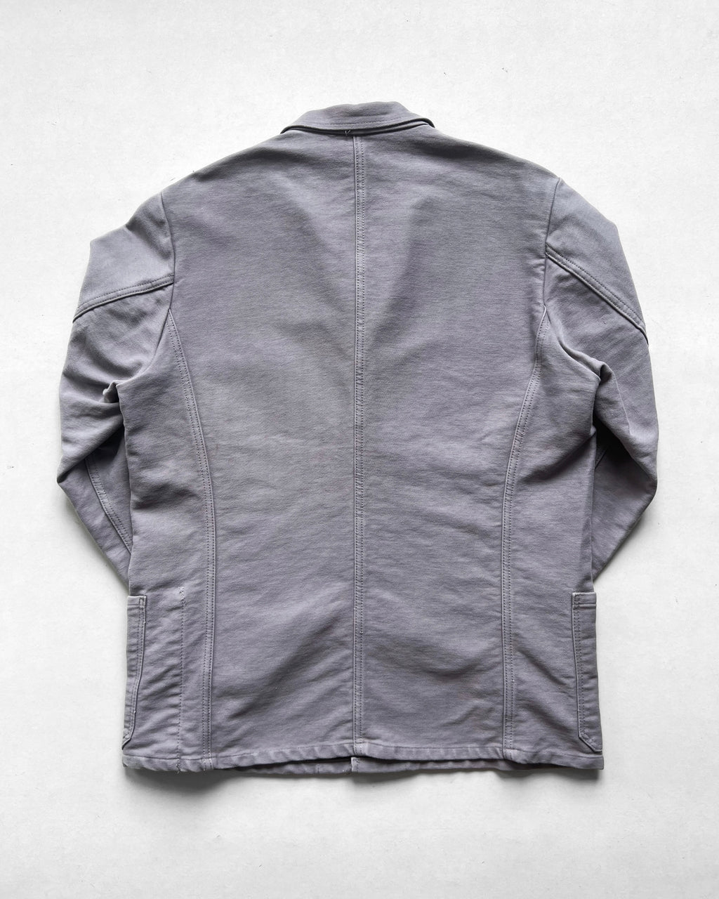 1960S GERMAN OPEN COLLAR MOLESKIN WORK JACKET (L)