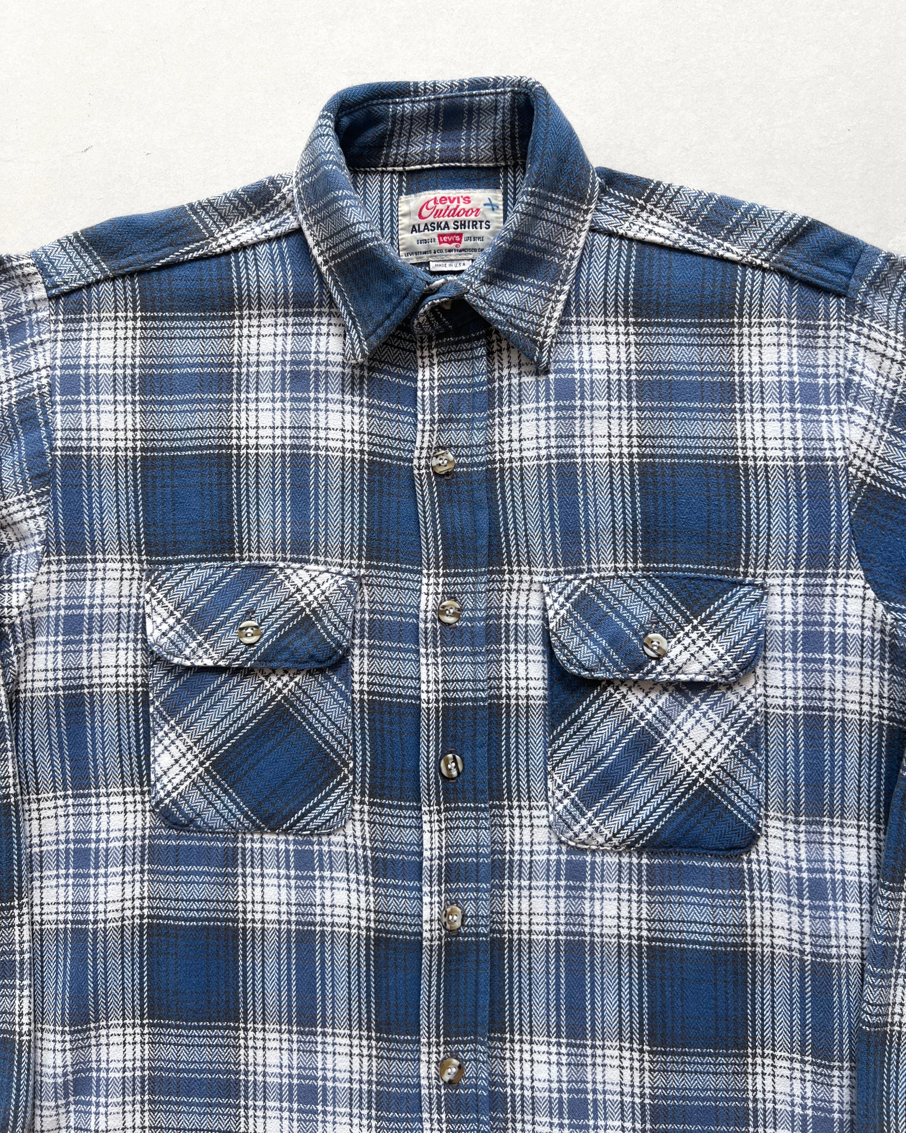 1990S LEVI'S OUTDOOR ALASKA FLANNEL SHIRT (M)