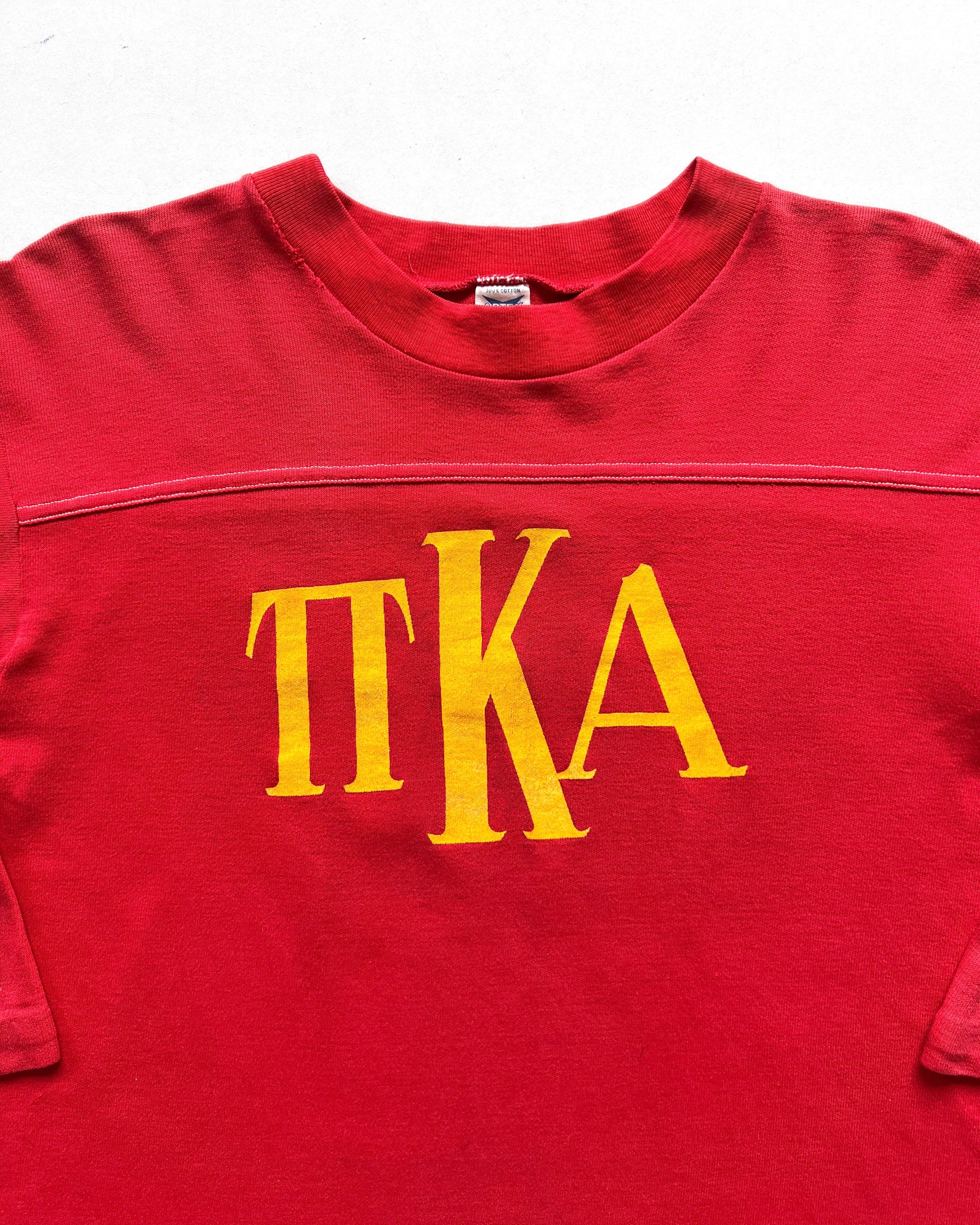 1970S 'PI KAPPA ALPHA' 3/4 SLEEVES TEE (L)