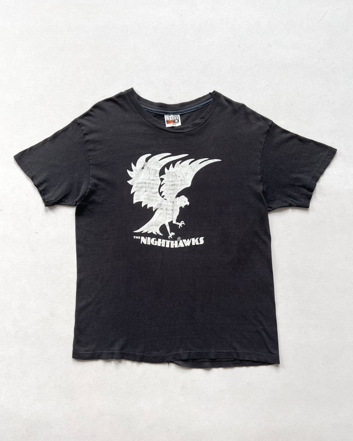 1980S 'NIGHTHAWKS' SINLGE STITCH TEES (L)