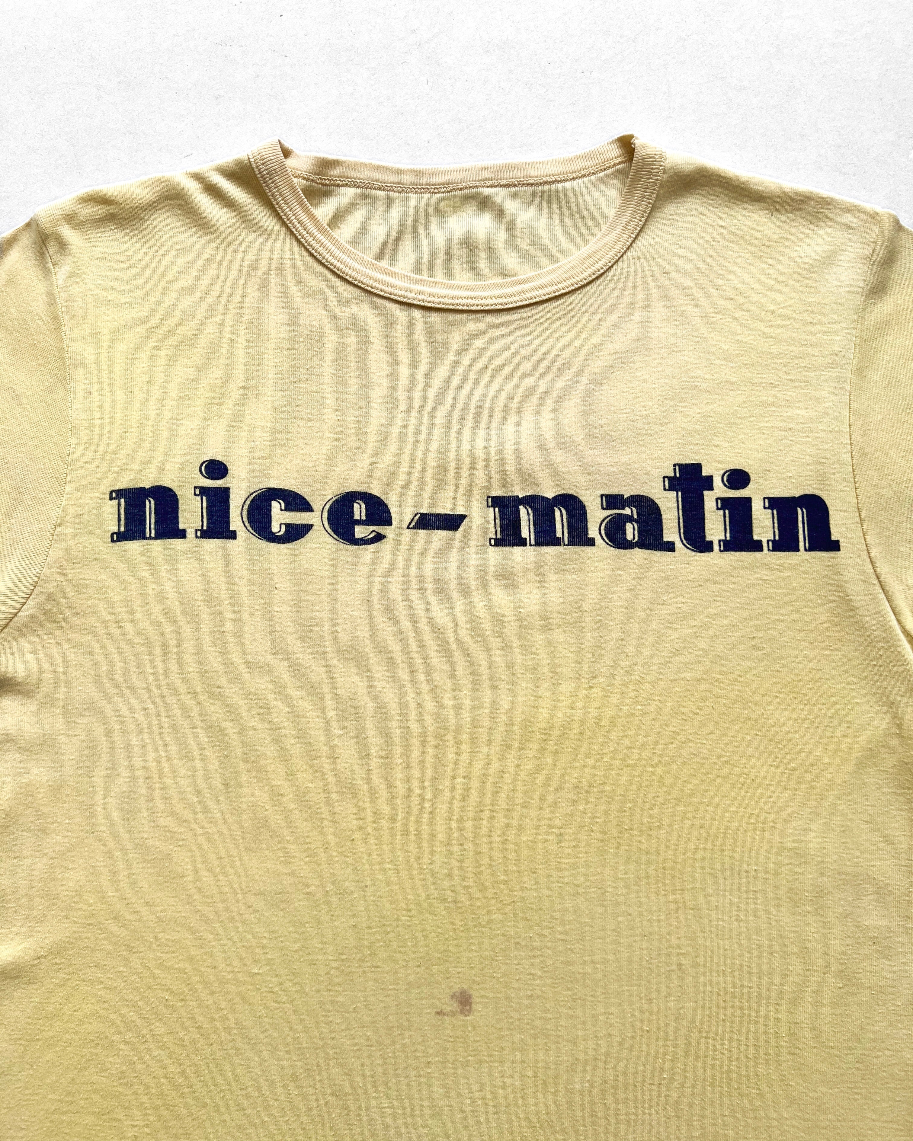 1970S 'NICE-MANTIN' RINGER TEE (S)