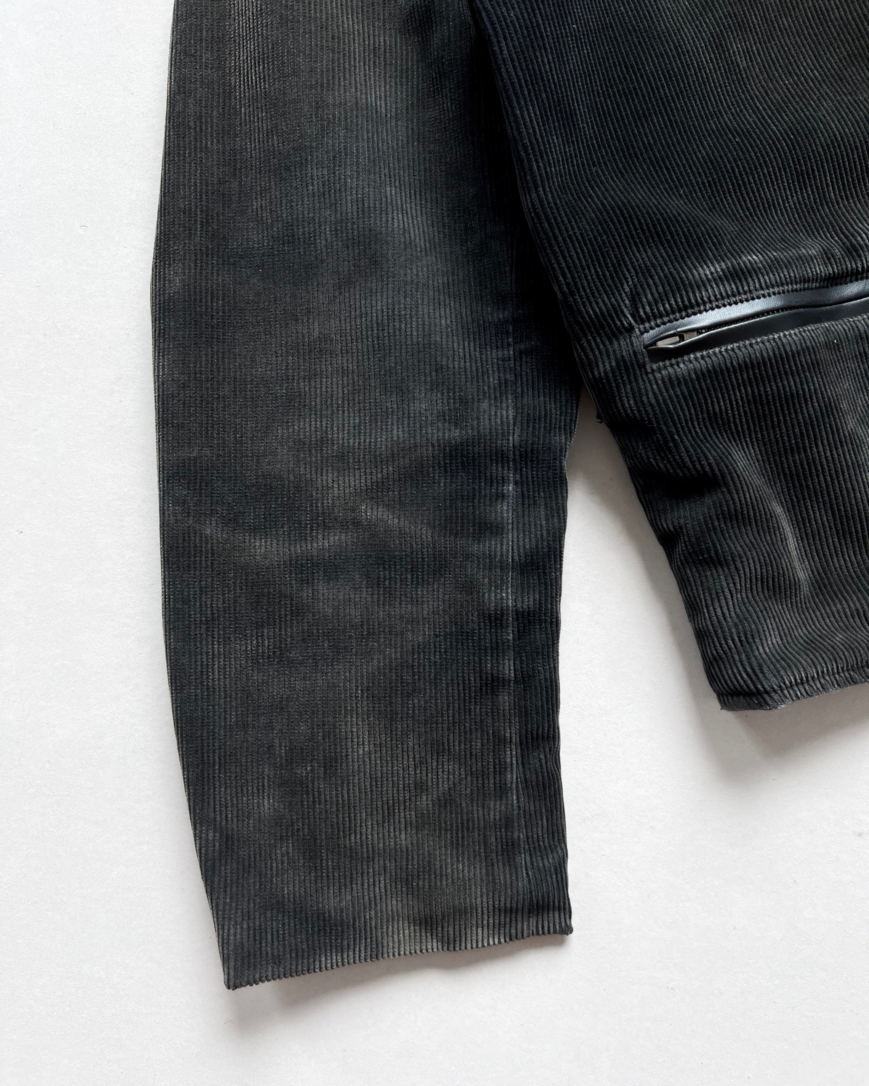 1950S SCHUTTERSVELD CORDUROY DOUBLE BREASTED WORK JACKET (L)