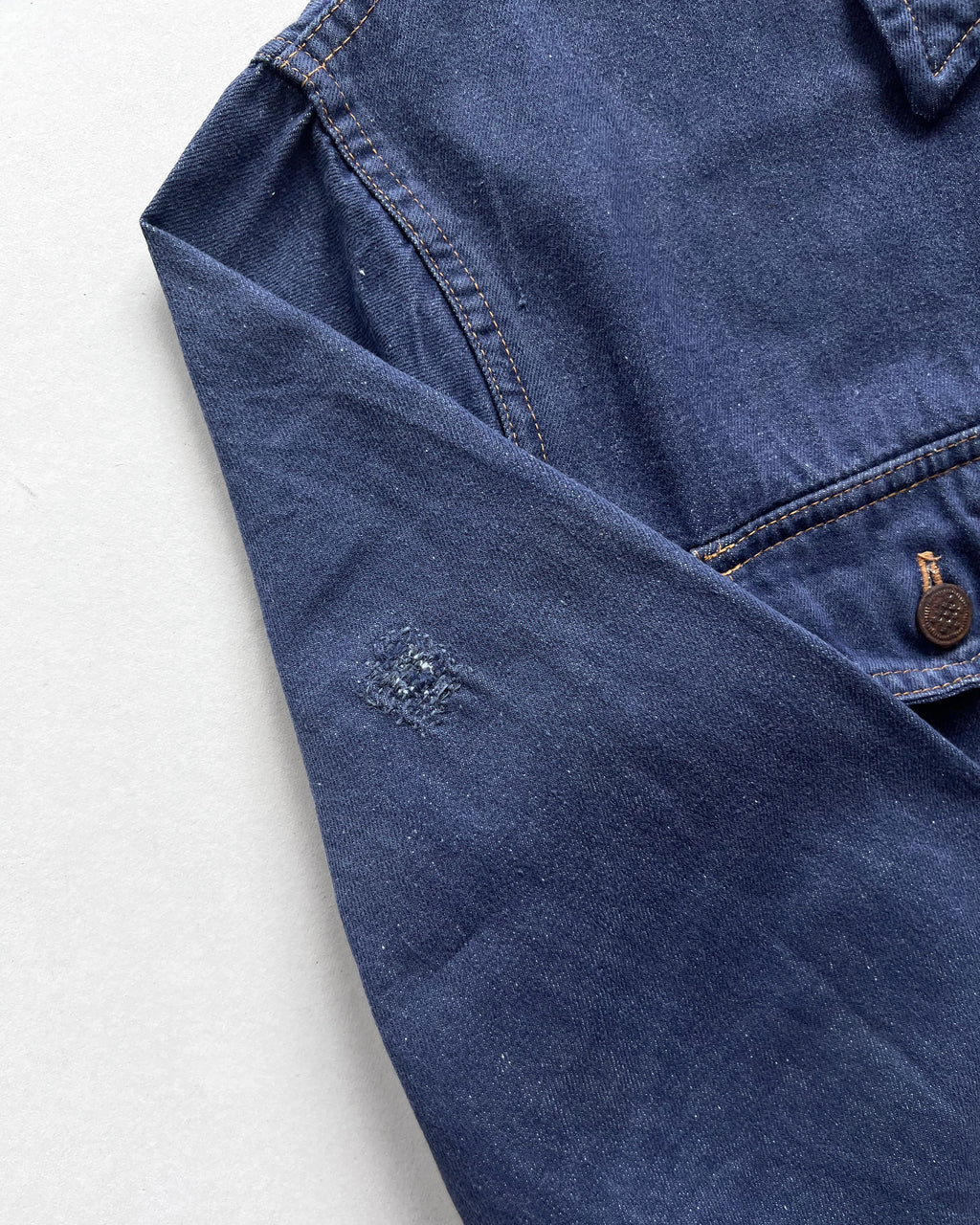 1950S BREVETE SGDG EURO 13 STARS DENIM JACKET (L)