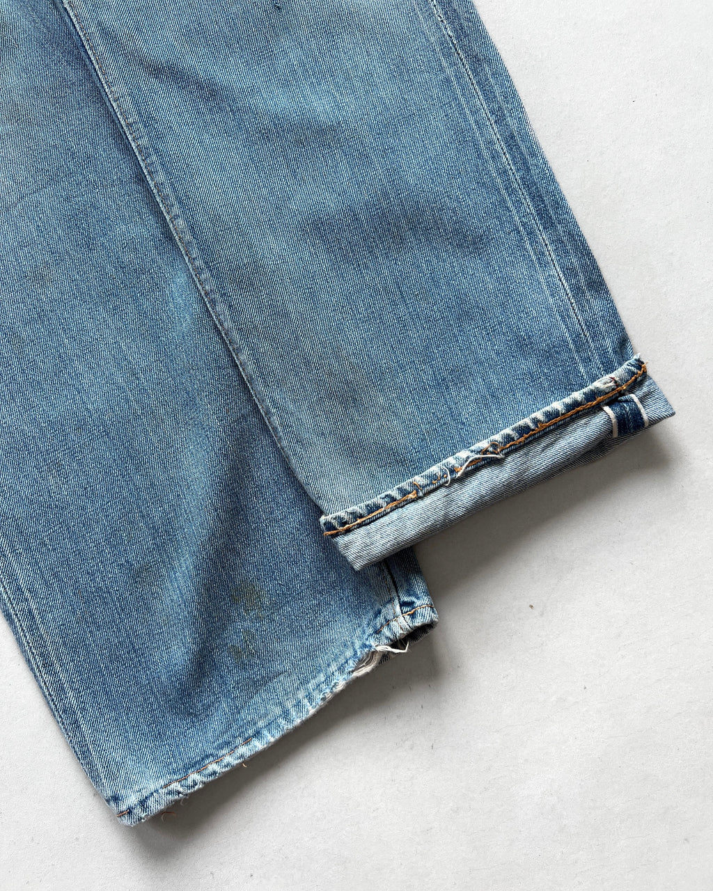 1970S LEVI'S 501 REDLINE SELDVEDGE REPAIRED JEANS (36)