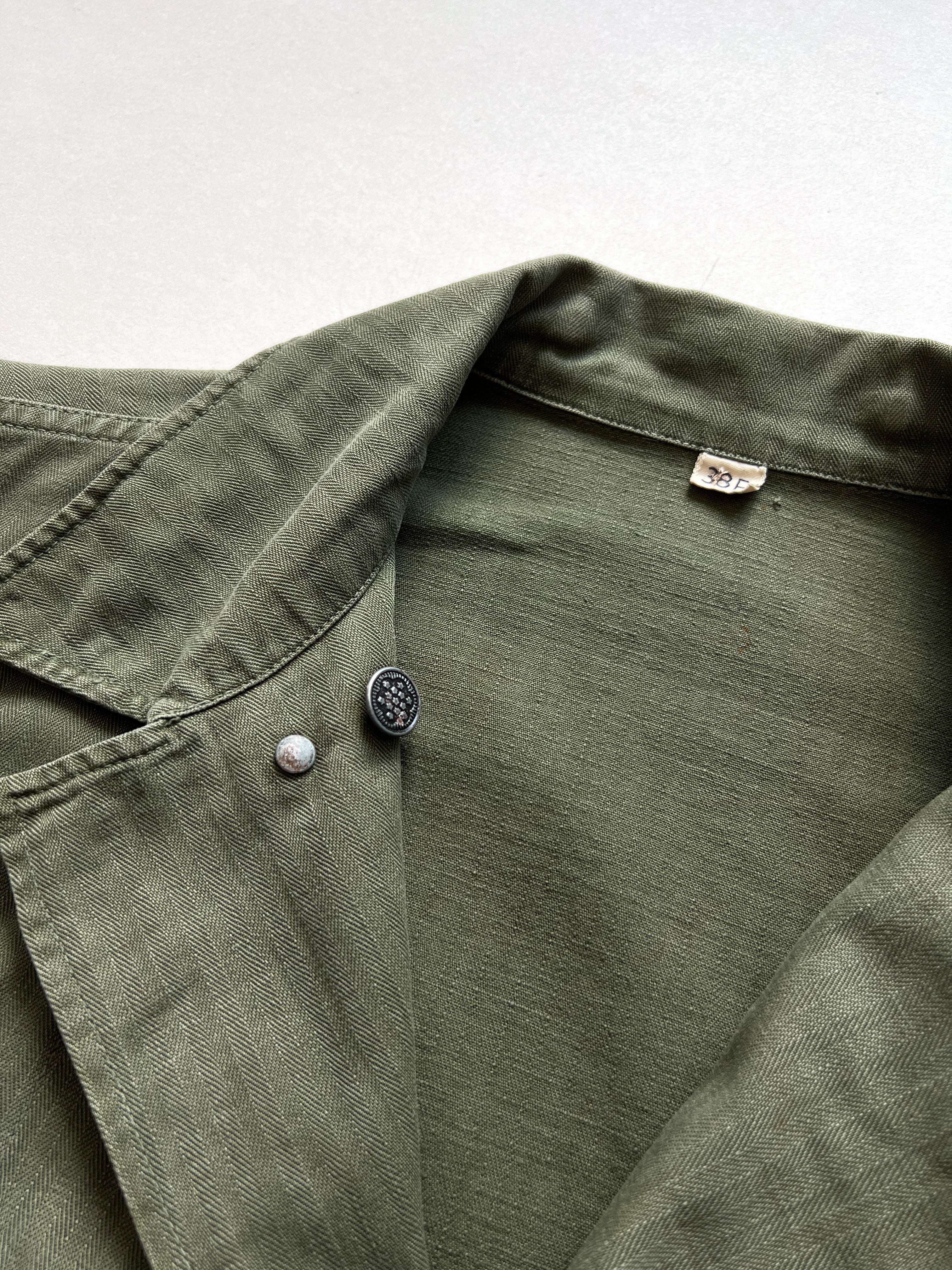 1940S US ARMY 13 STARS HBT SHIRT (M)