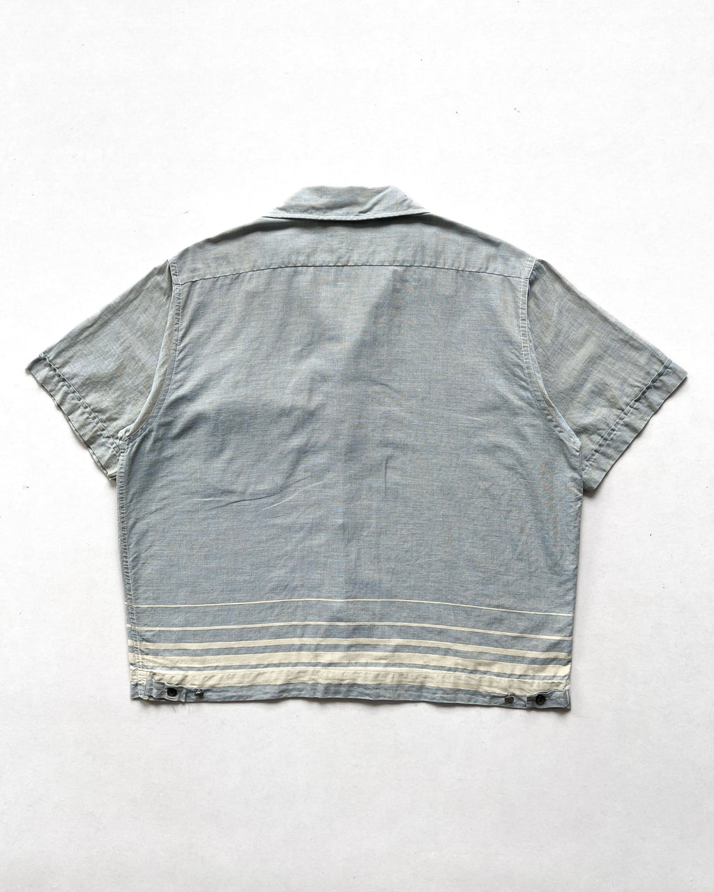 1950S TRUVAL SINGLE POCKET ROCKABILLY SHIRT (L)