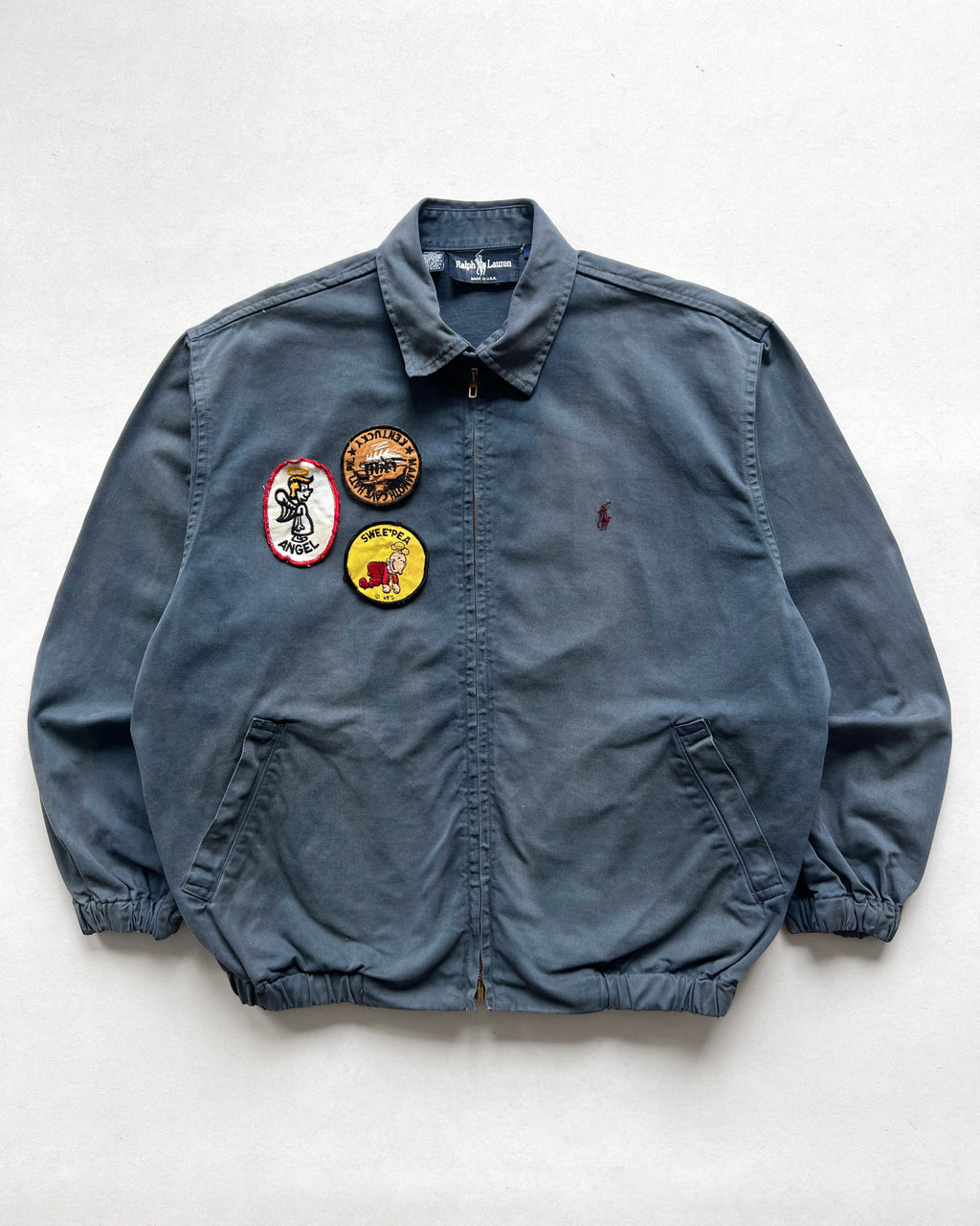 1970S SUN FADED RALPH LAUREN HARRINGTON JACKET (M)